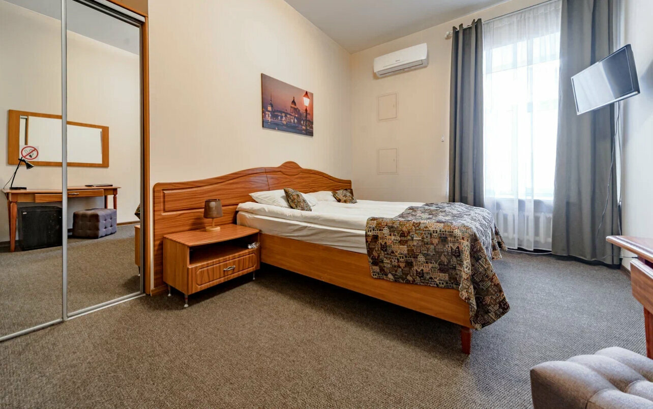 Двухместный номер с 1 кроватью и собственной ванной комнатой