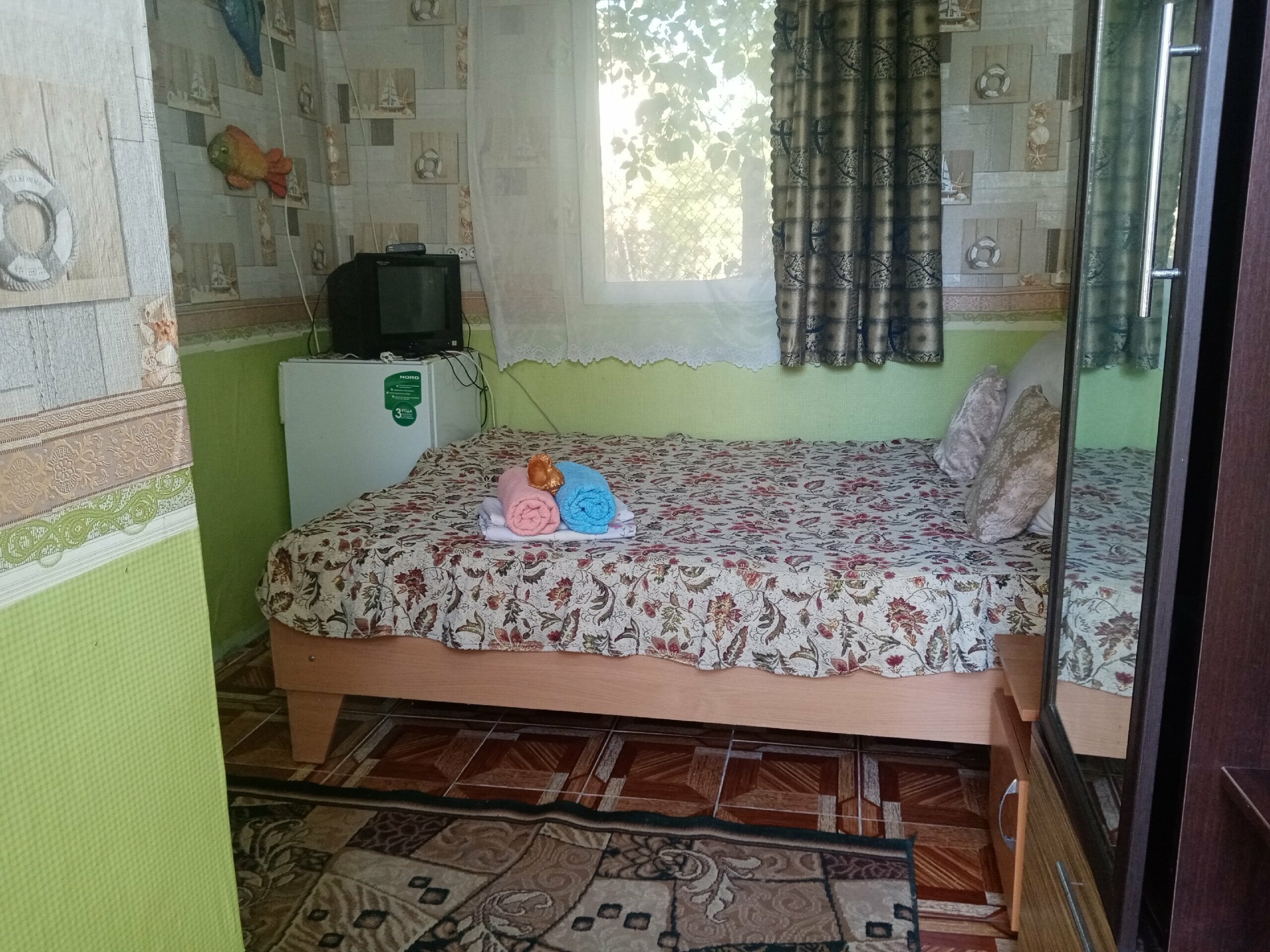 Двухместный номер с 2 отдельными кроватями, вид на сад