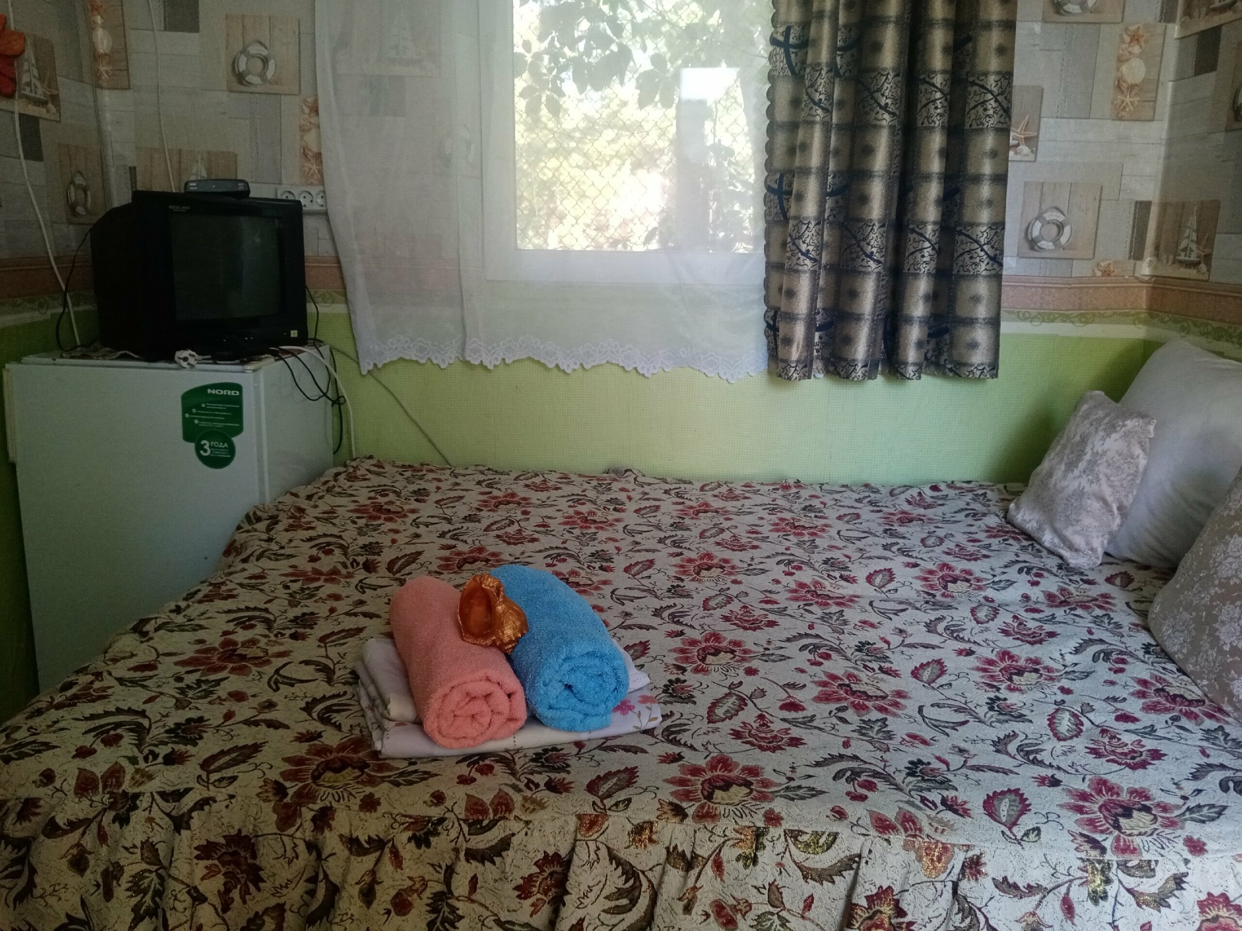 Двухместный номер с 2 отдельными кроватями, вид на сад