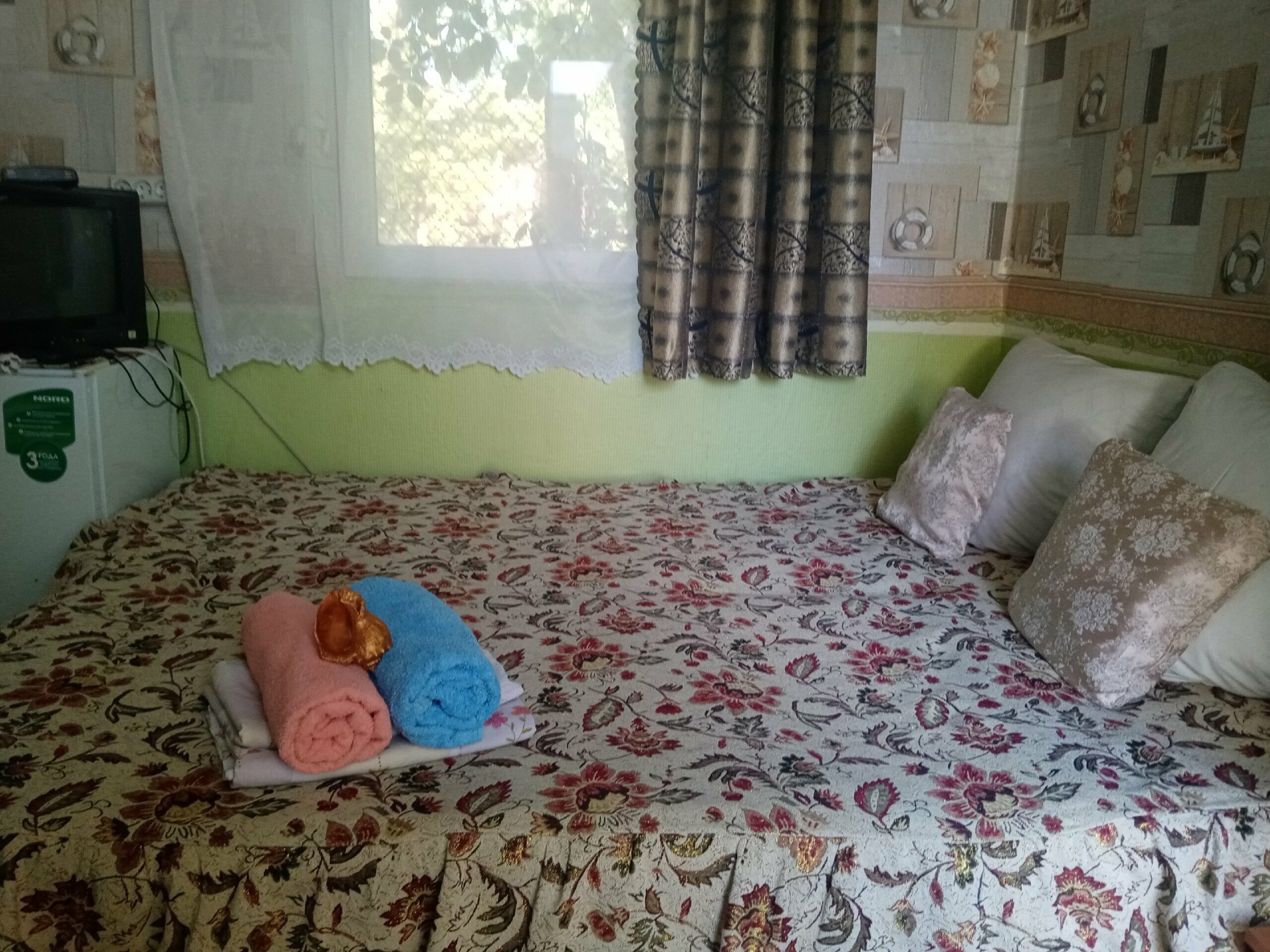 Двухместный номер с 2 отдельными кроватями, вид на сад