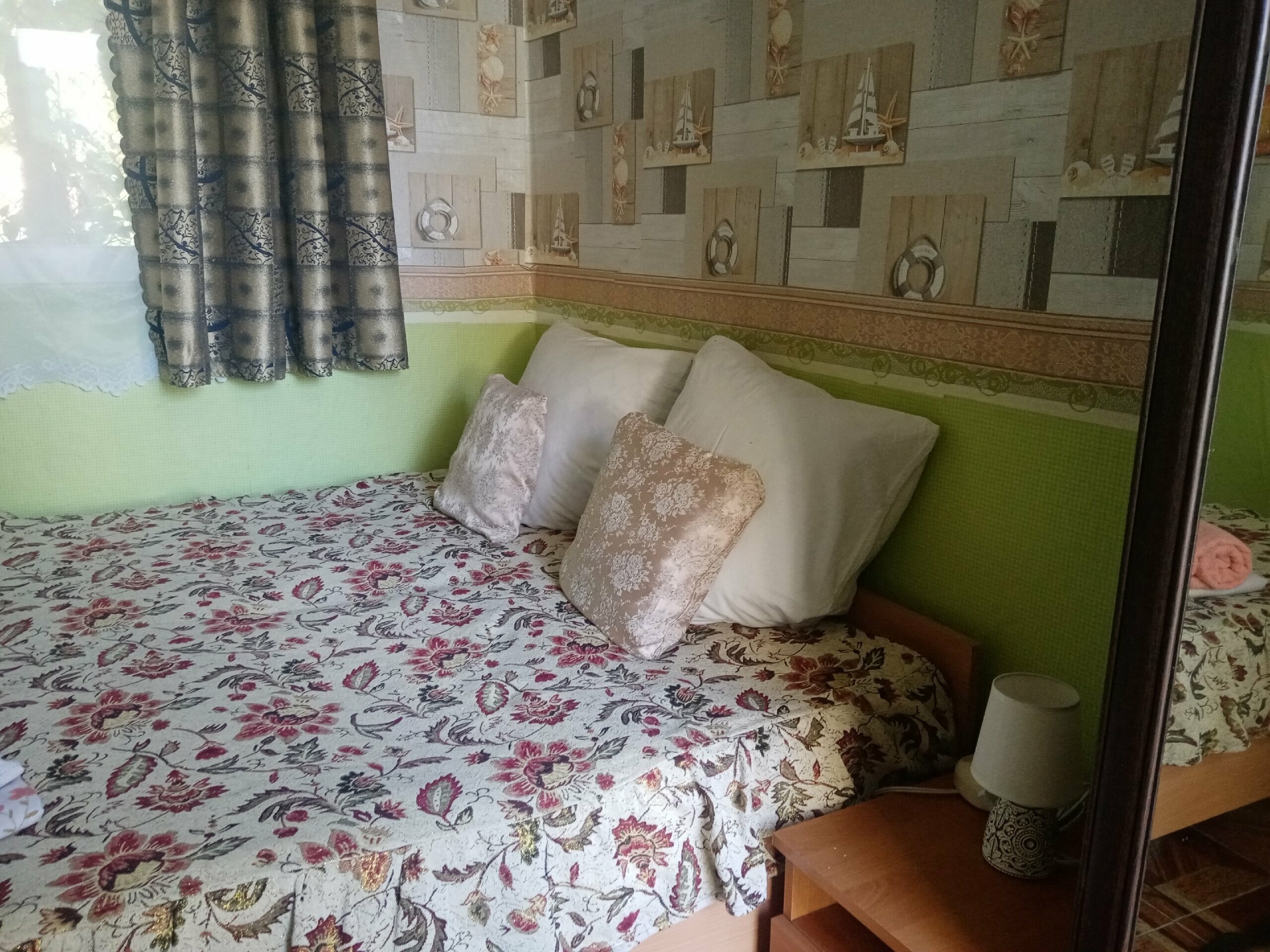 Двухместный номер с 2 отдельными кроватями, вид на сад