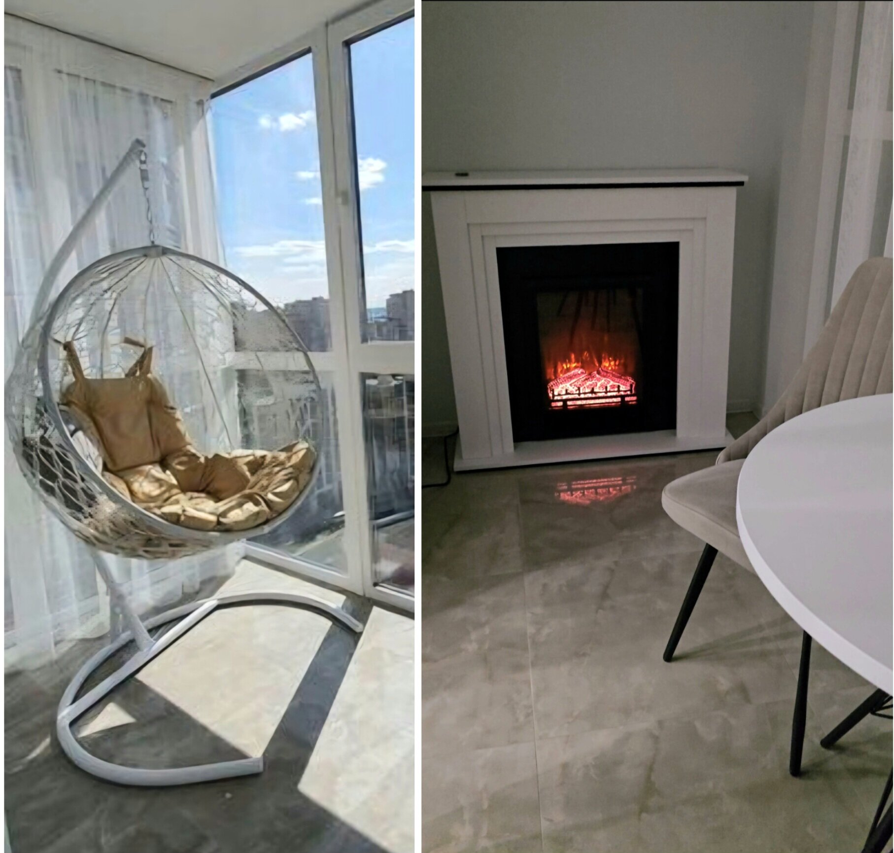 Апартаменты с 2 спальнями на 15 этаже с панорамным видом на город (двухспальная кровать + две односпальные кровати + двухспальный диван)