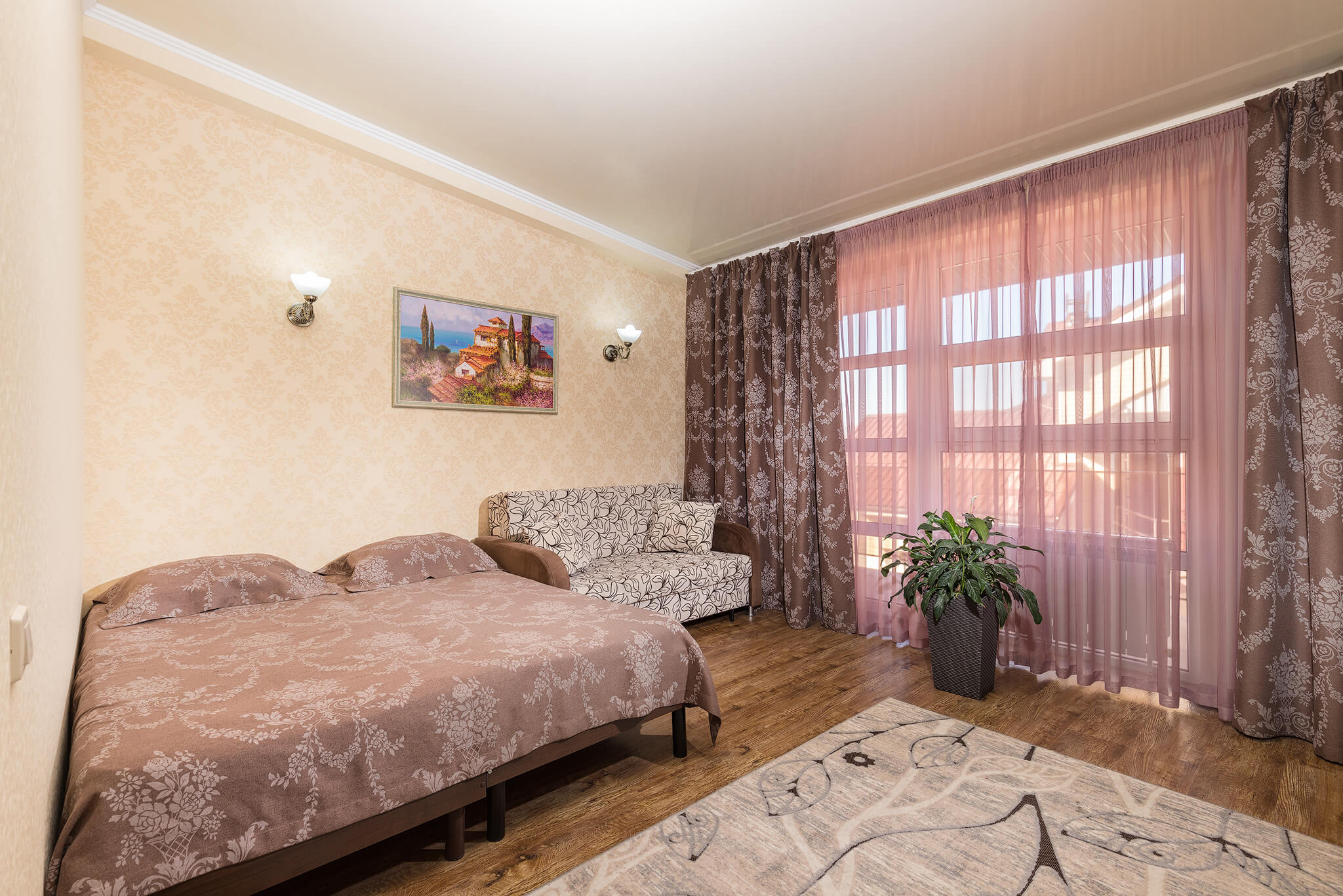 Семейный 2-х комнатный номер с балконом