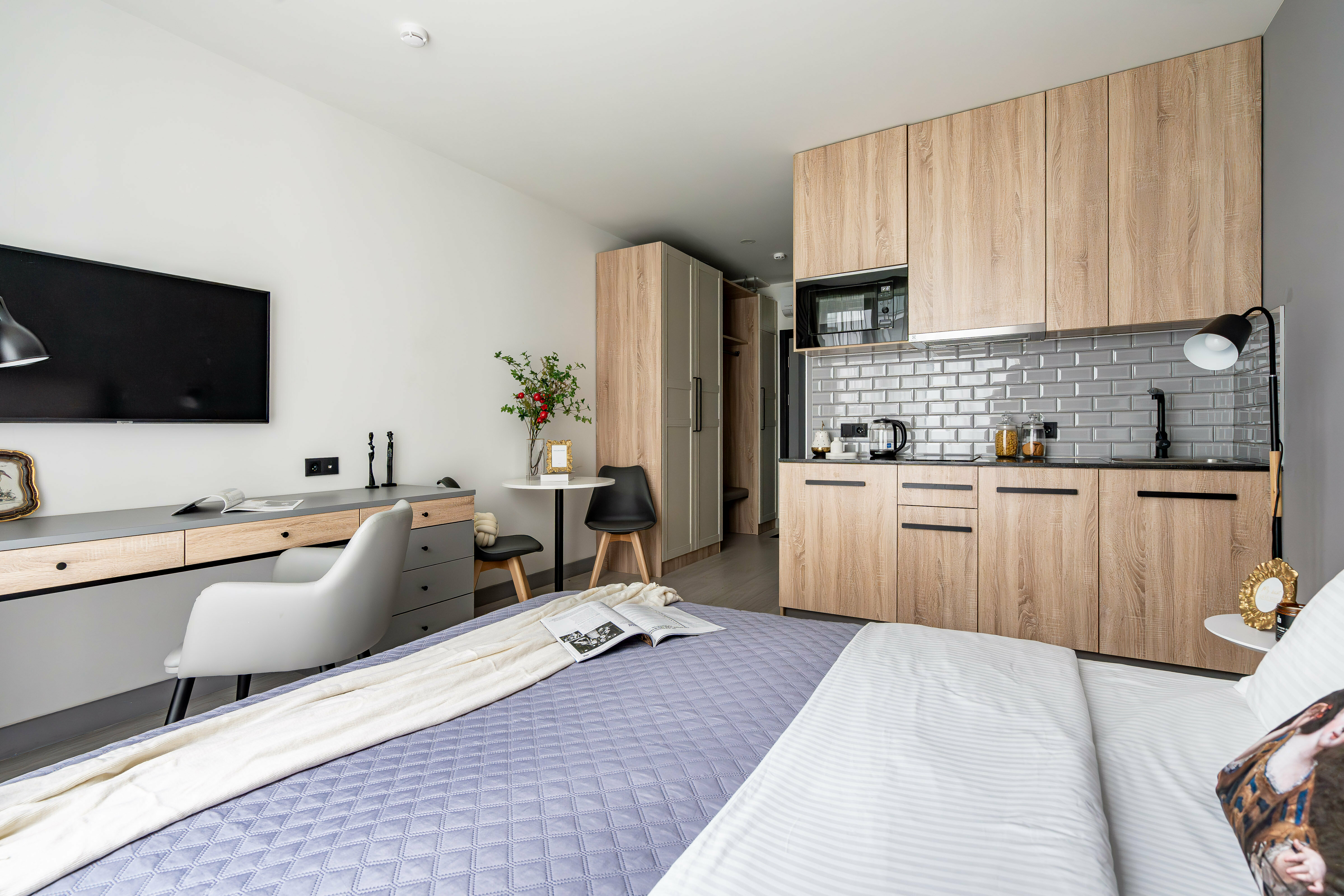 Двухместный номер Делюкс с 1 кроватью и душем