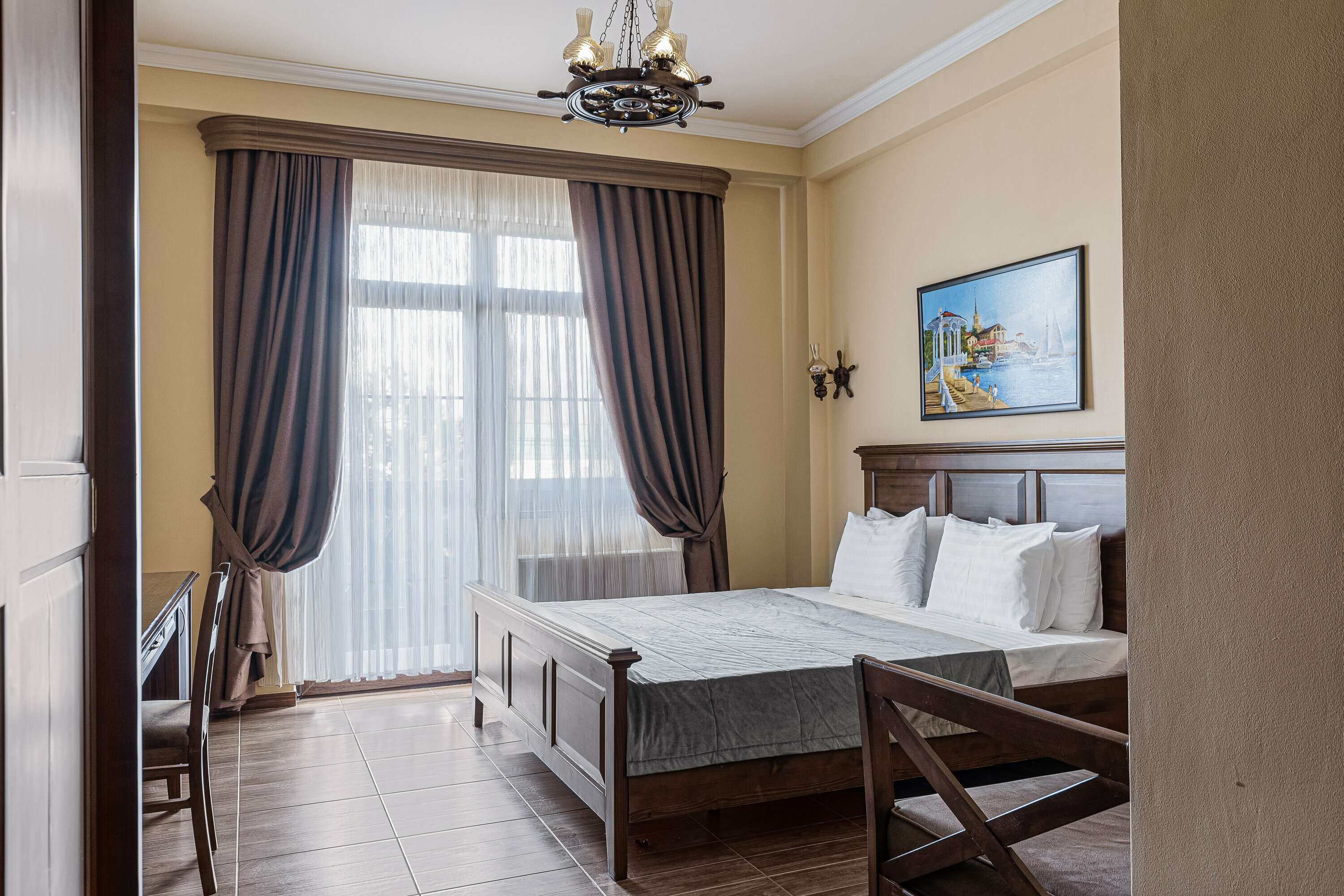 Двухместный номер с 1 кроватью и балконом