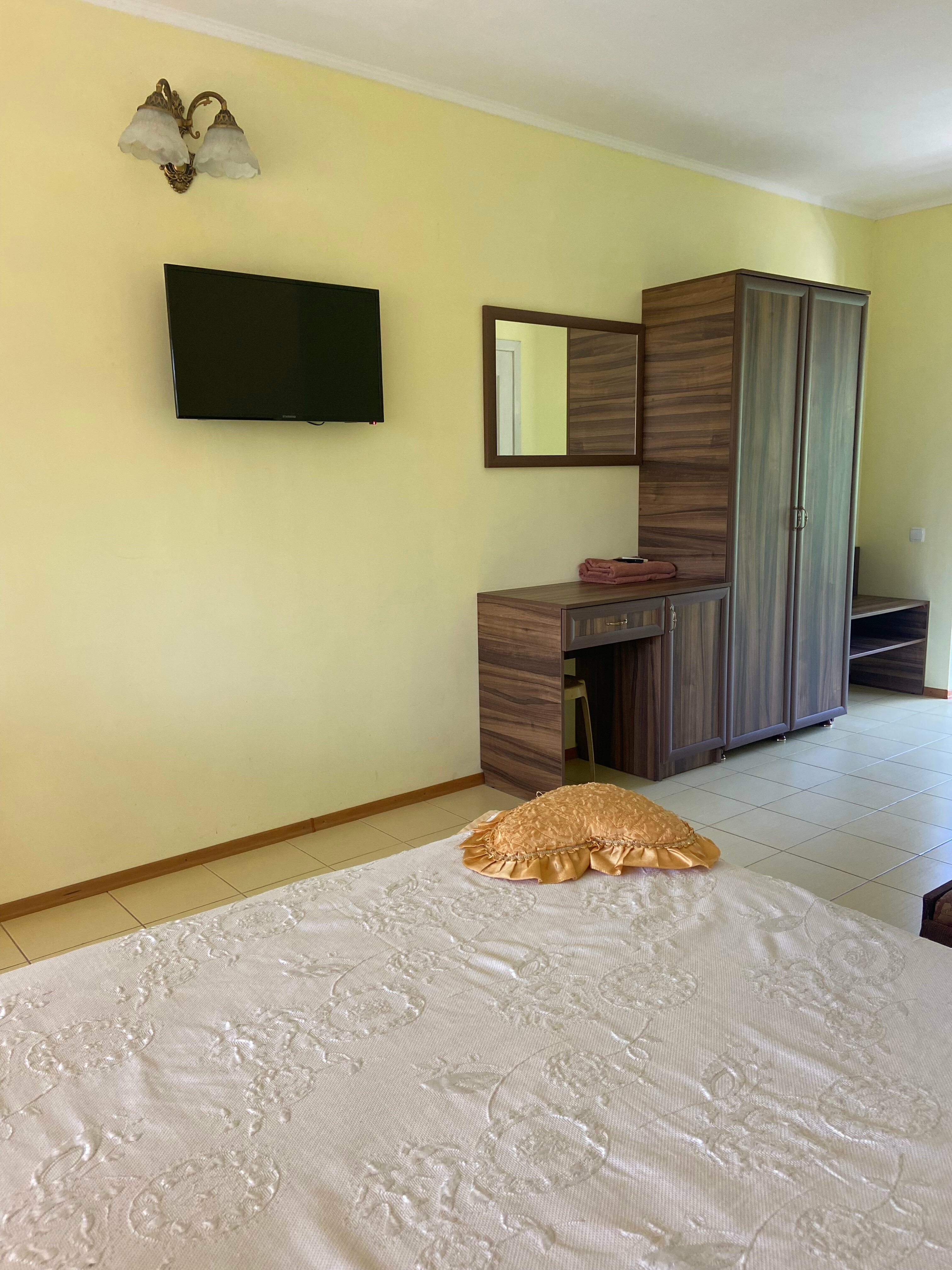 Двухместный номер с 1 кроватью и видом на бассейн