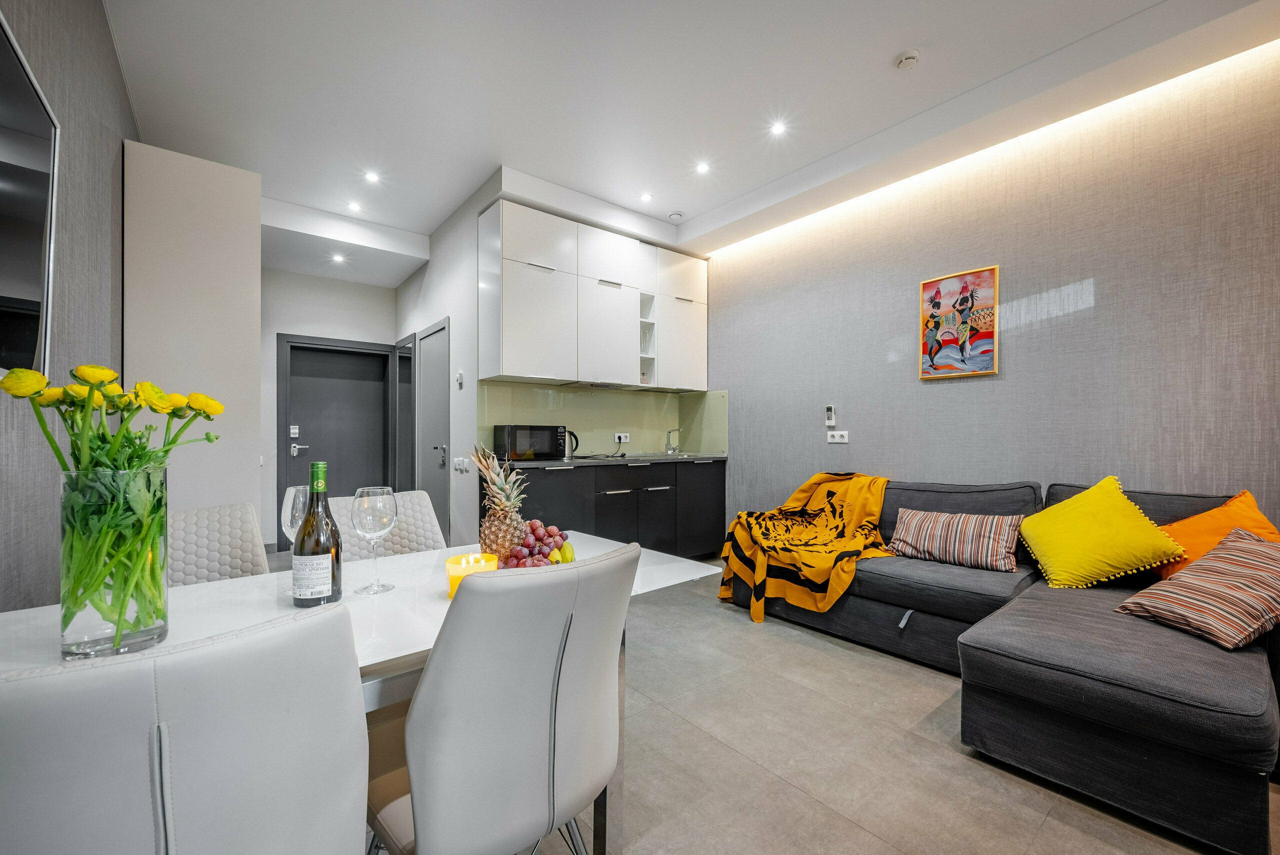 Семейные апартаменты с кухней