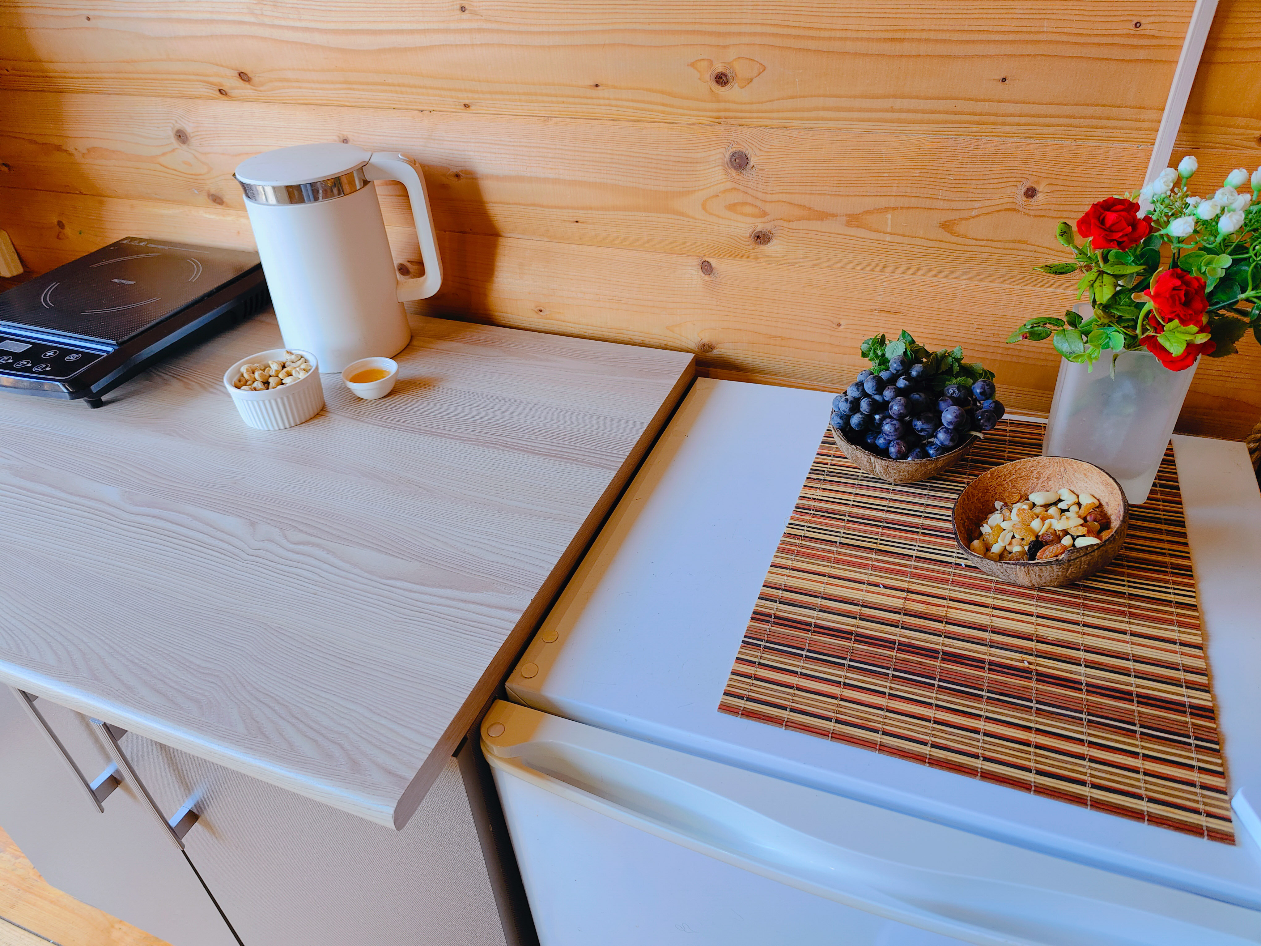 2-х местный домик с мини-кухней и террасой