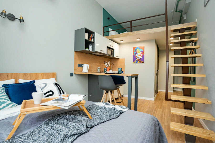 Двухуровневый четырехместный номер