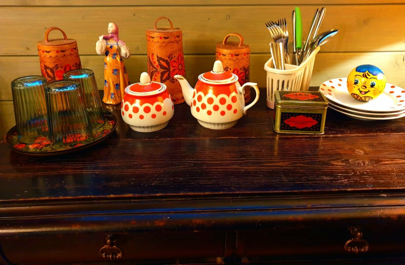 Однокомнатный люкс — домик с видом на территорию