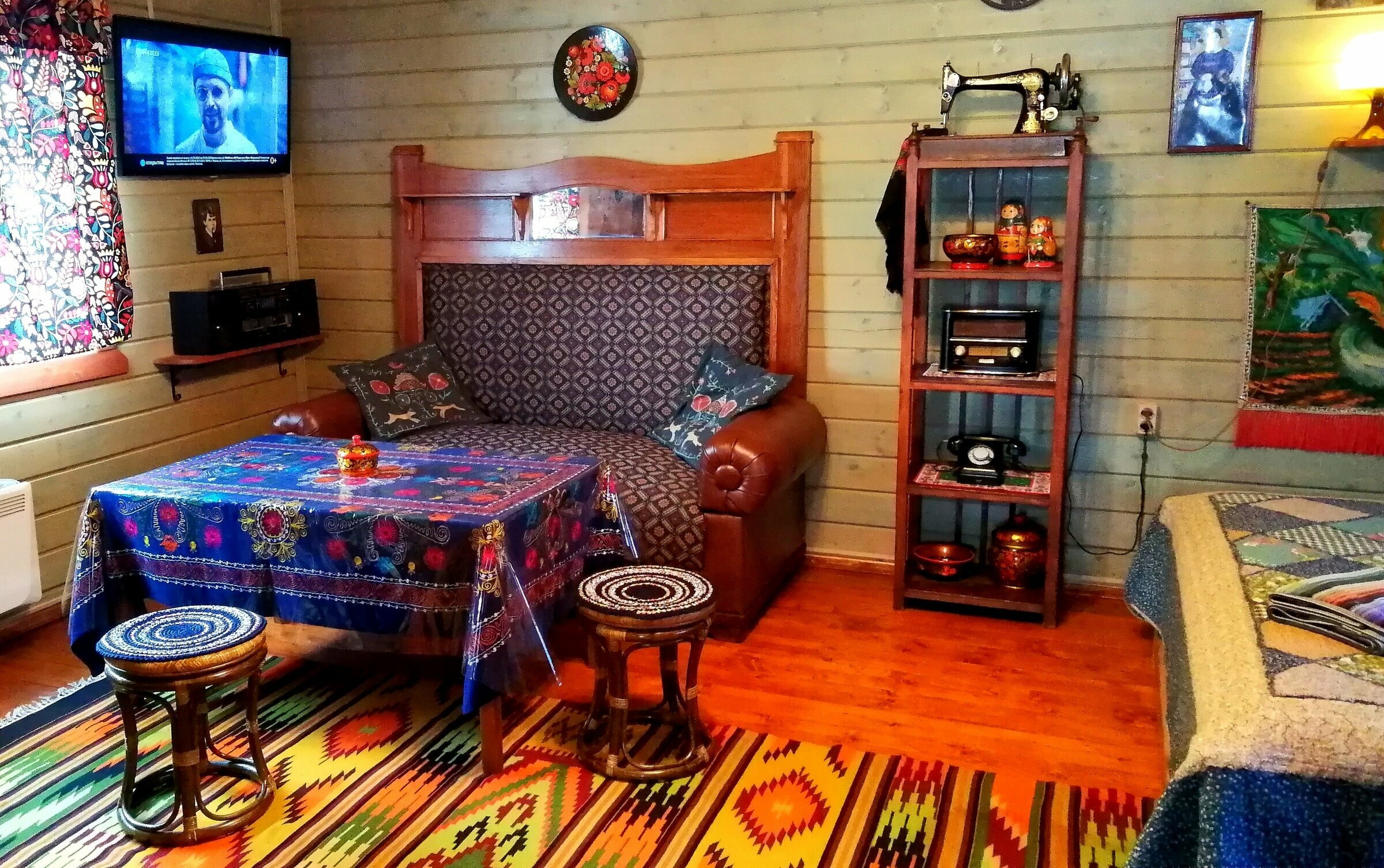 Однокомнатный люкс — домик с террасой и видом на реку