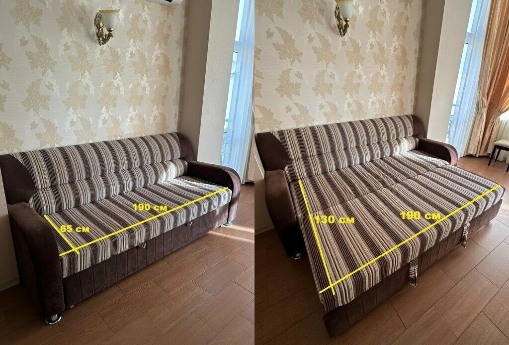 Двухкомнатный номер со спальней с 2-х спальной кроватью и гостиной с диваном и креслом