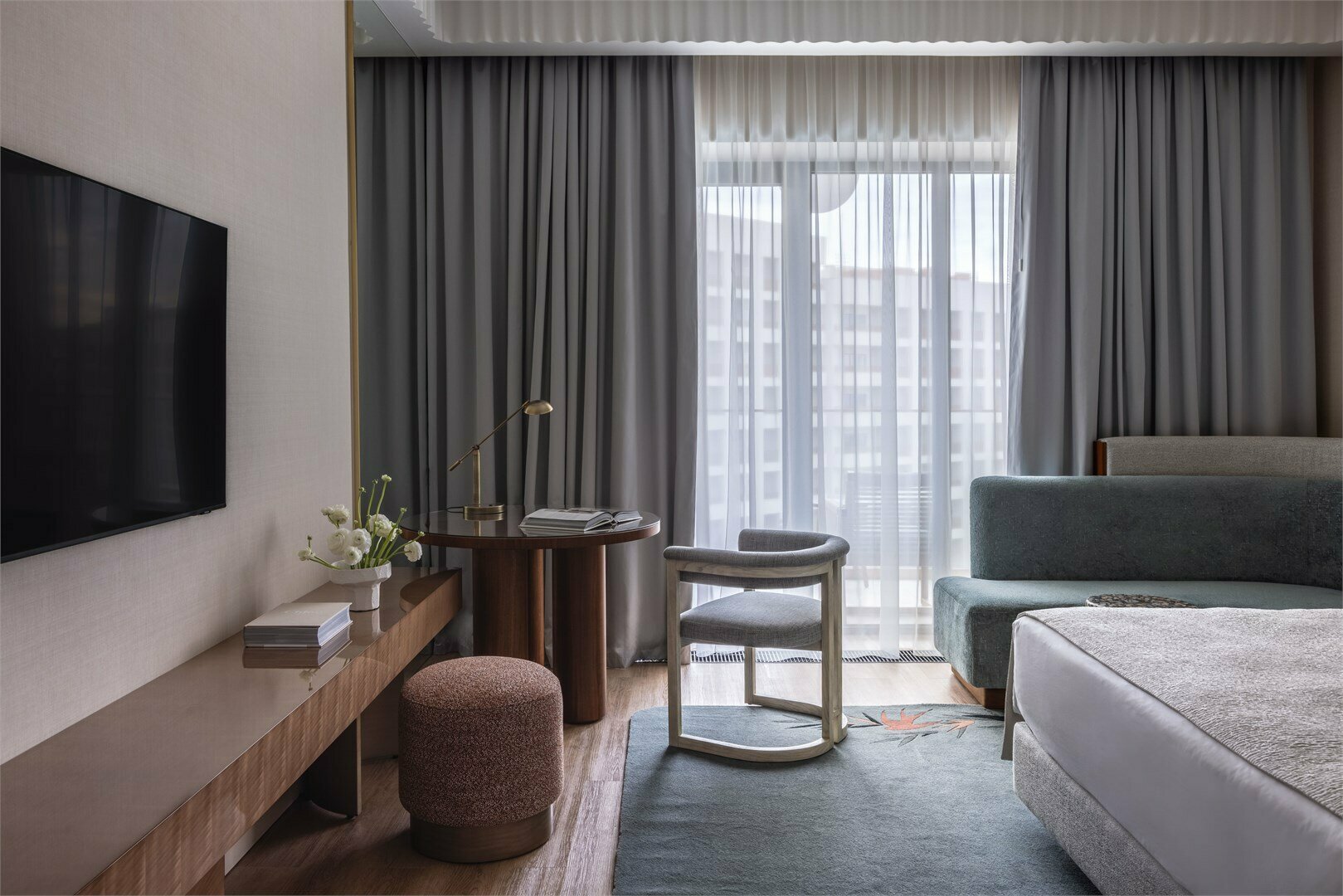 Делюкс с одной большой кроватью и видом на море