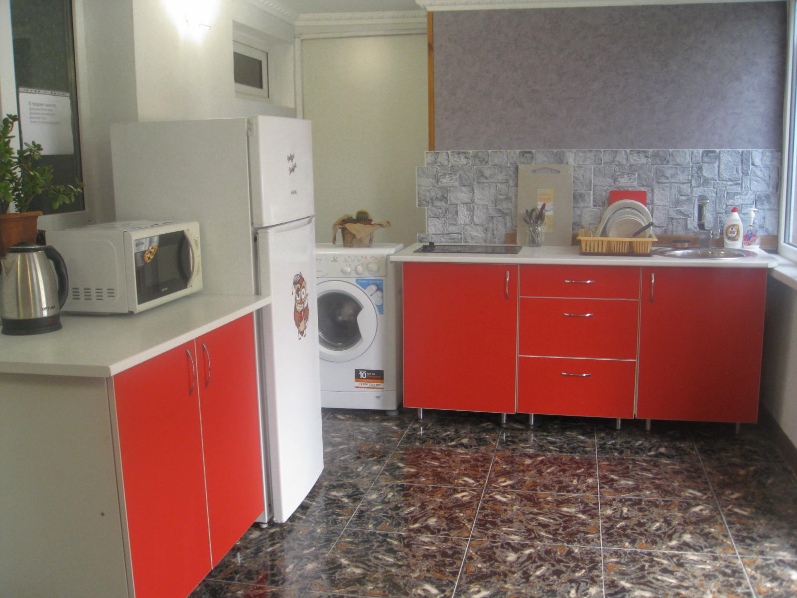 Cемейный номер с собственной ванной комнатой