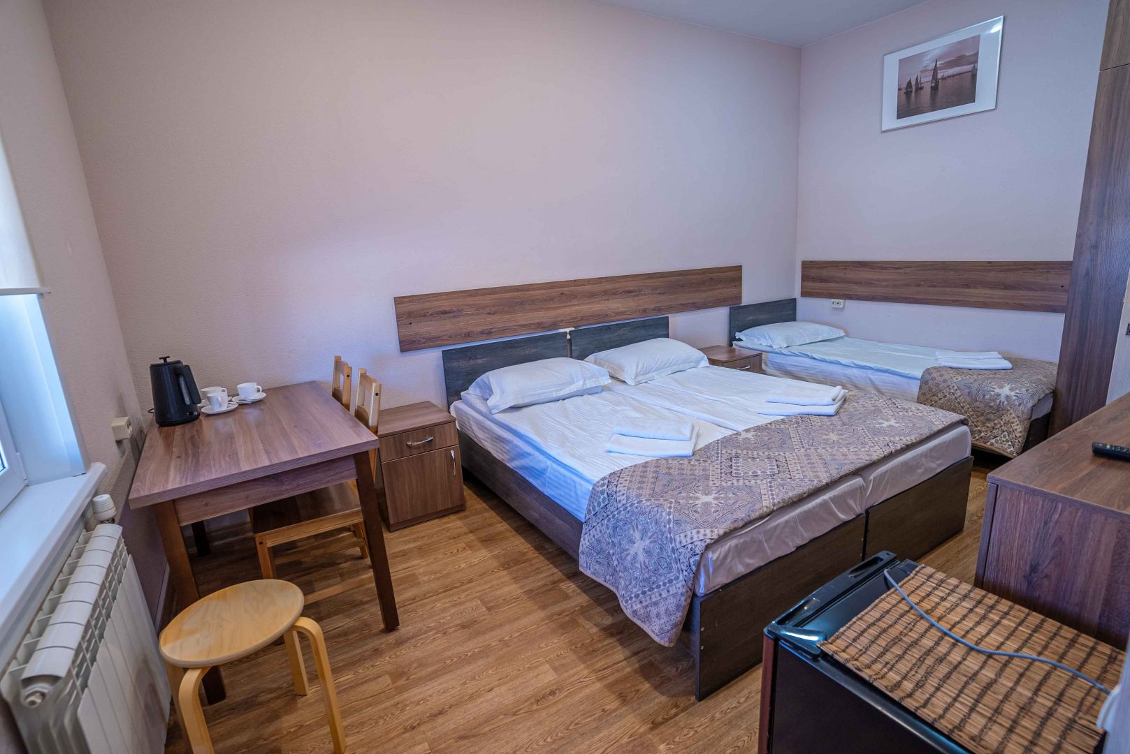 Трехместный номер с террасой