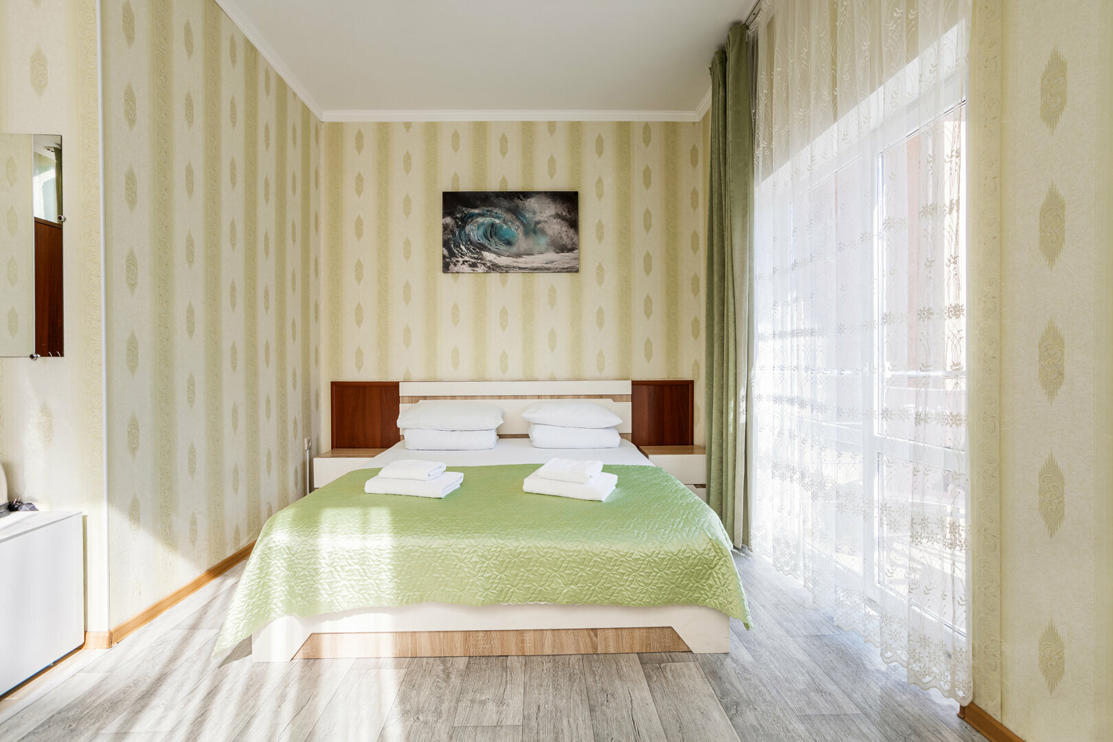 Двухместный номер с 1 кроватью и балконом