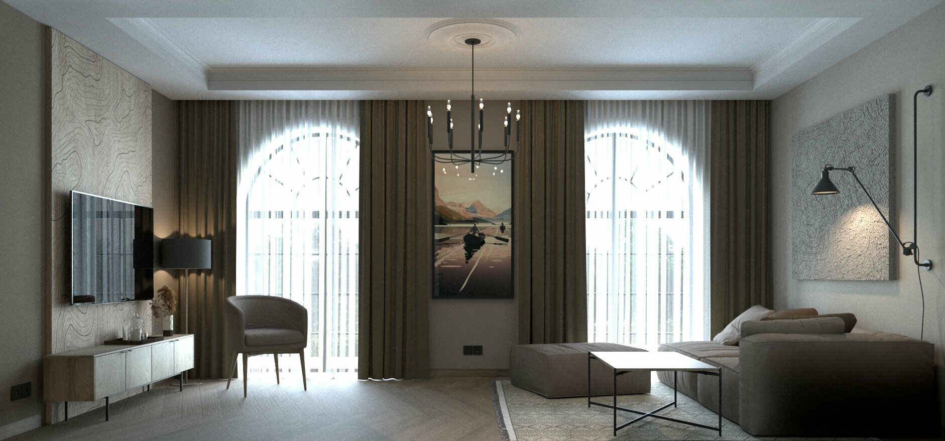 Улучшенный номер с кроватью размера «queen-size»