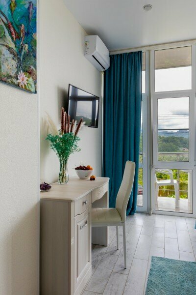 Двухместный номер с 1 кроватью и балконом