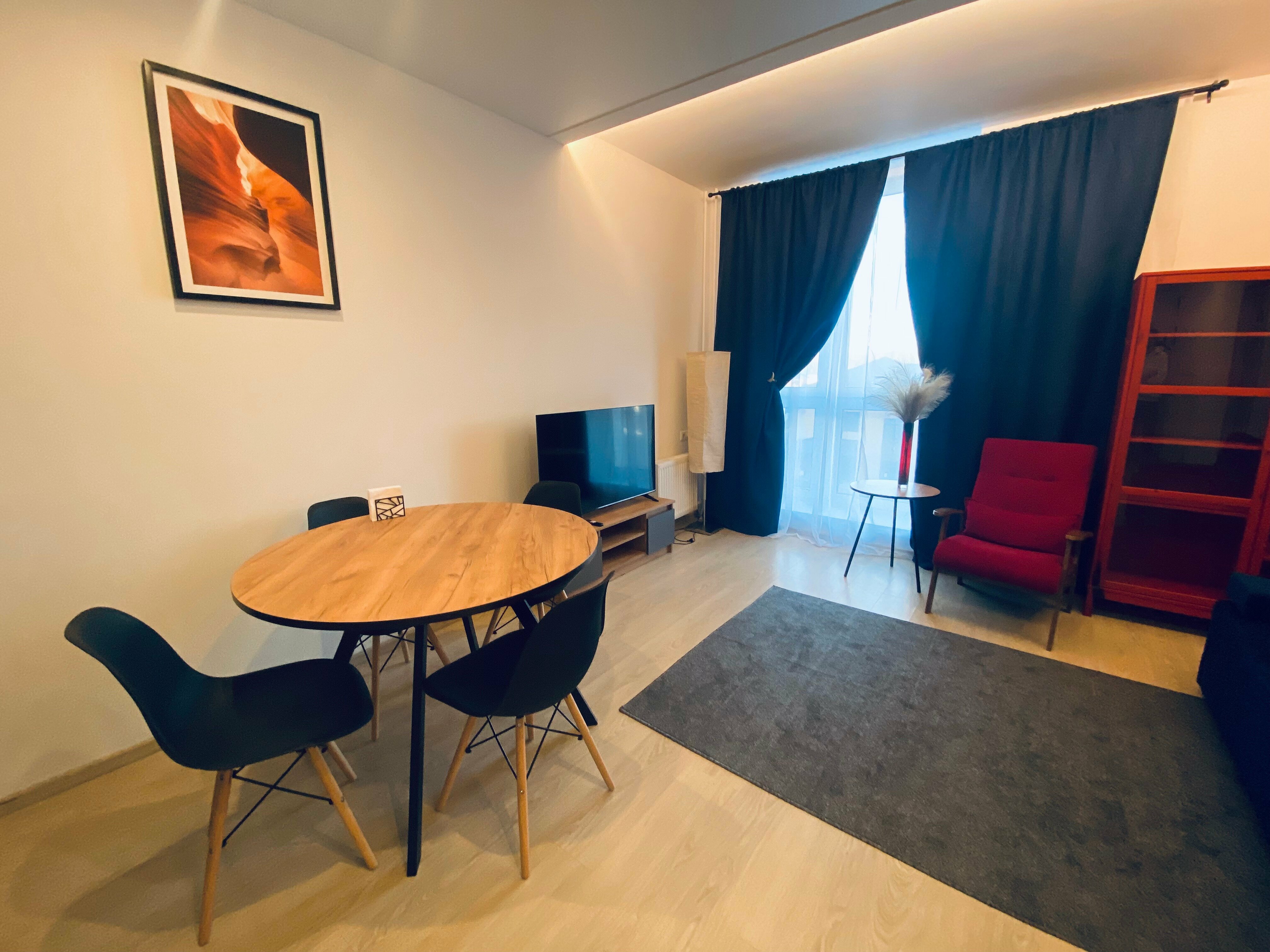 Апартаменты с 1 спальней