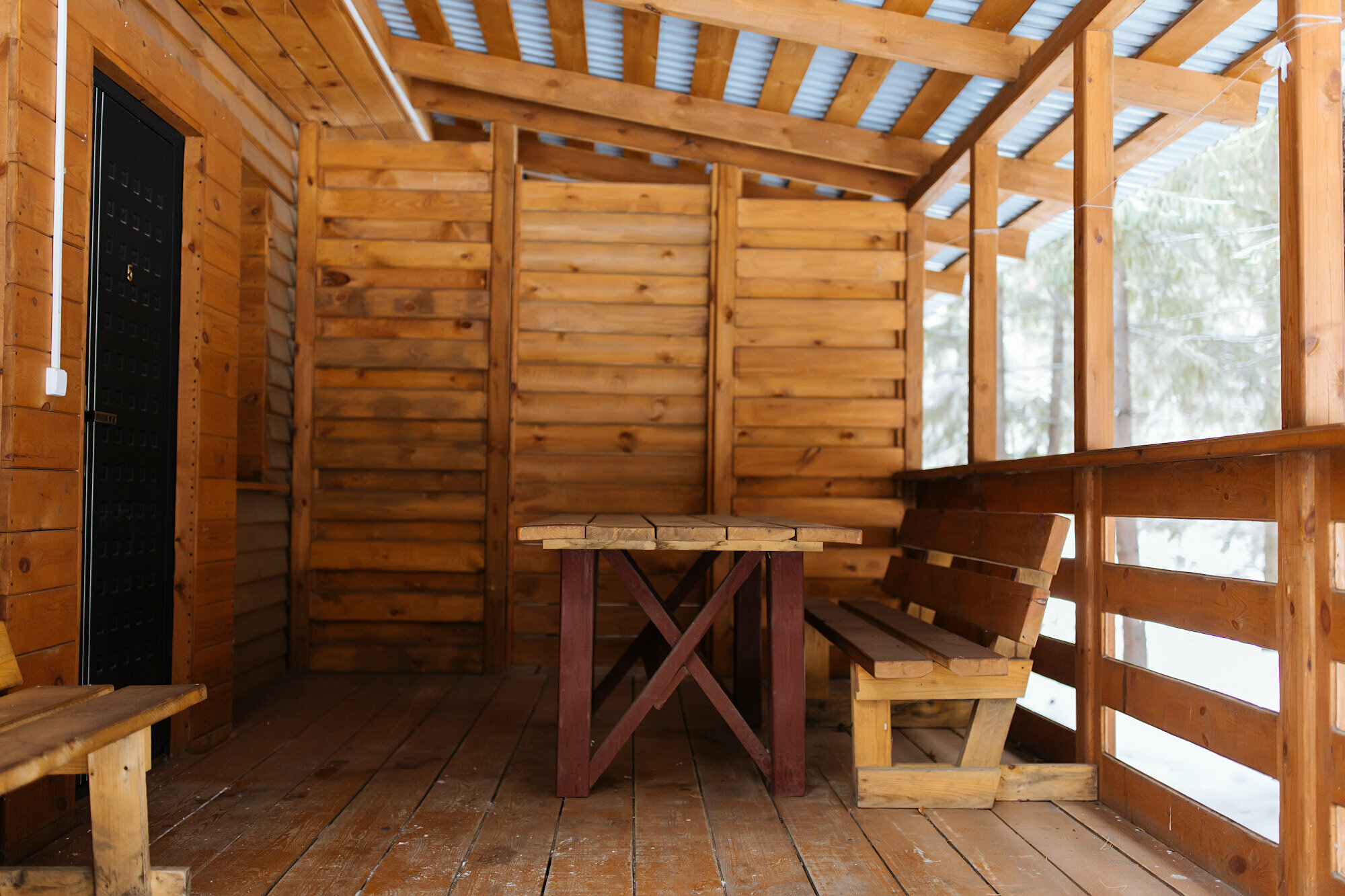 Двухместный номер с 2 отдельными кроватями и террасой