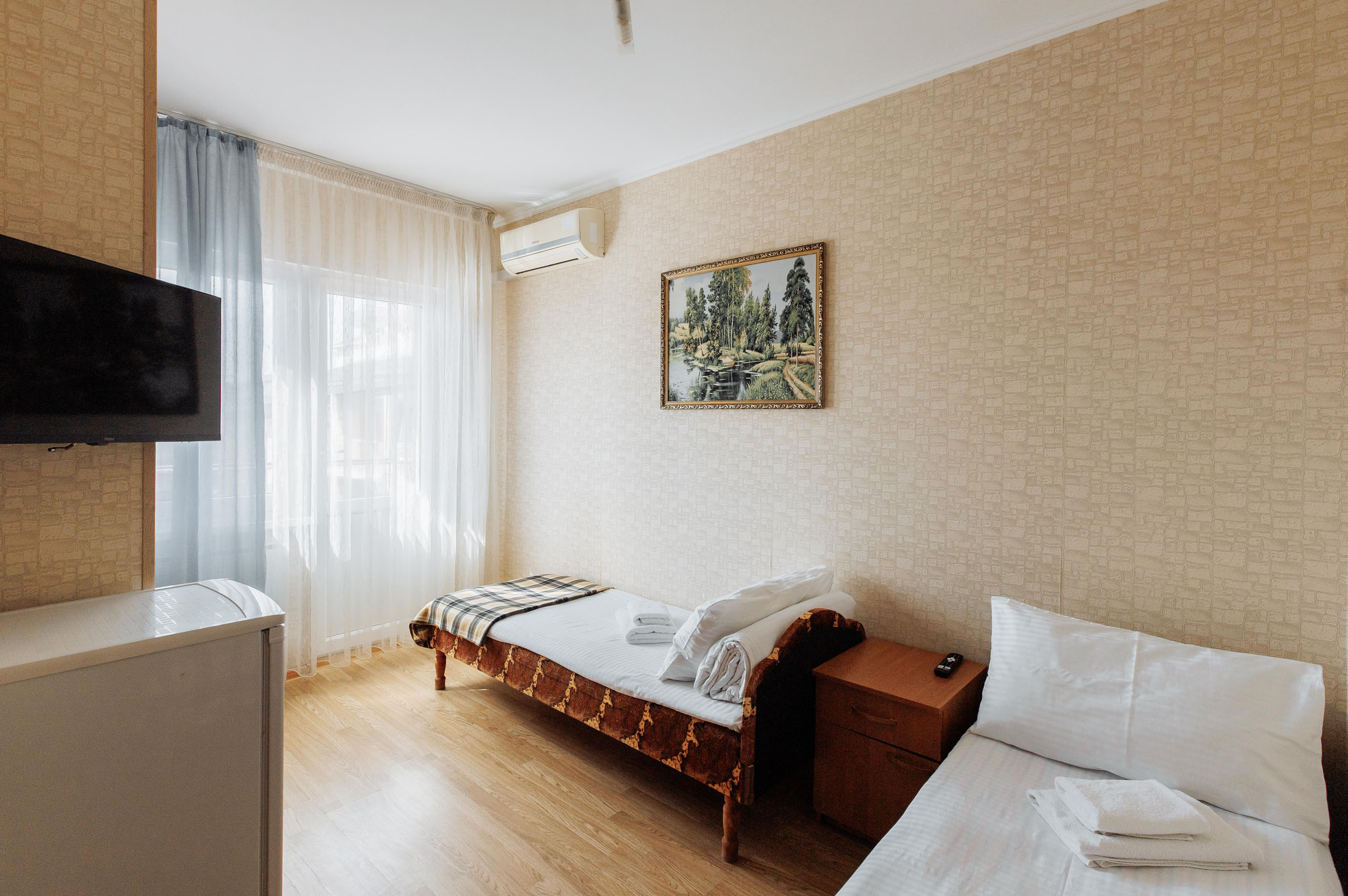 Стандартный двухместный номер с 1 кроватью или 2 отдельными кроватями и балконом