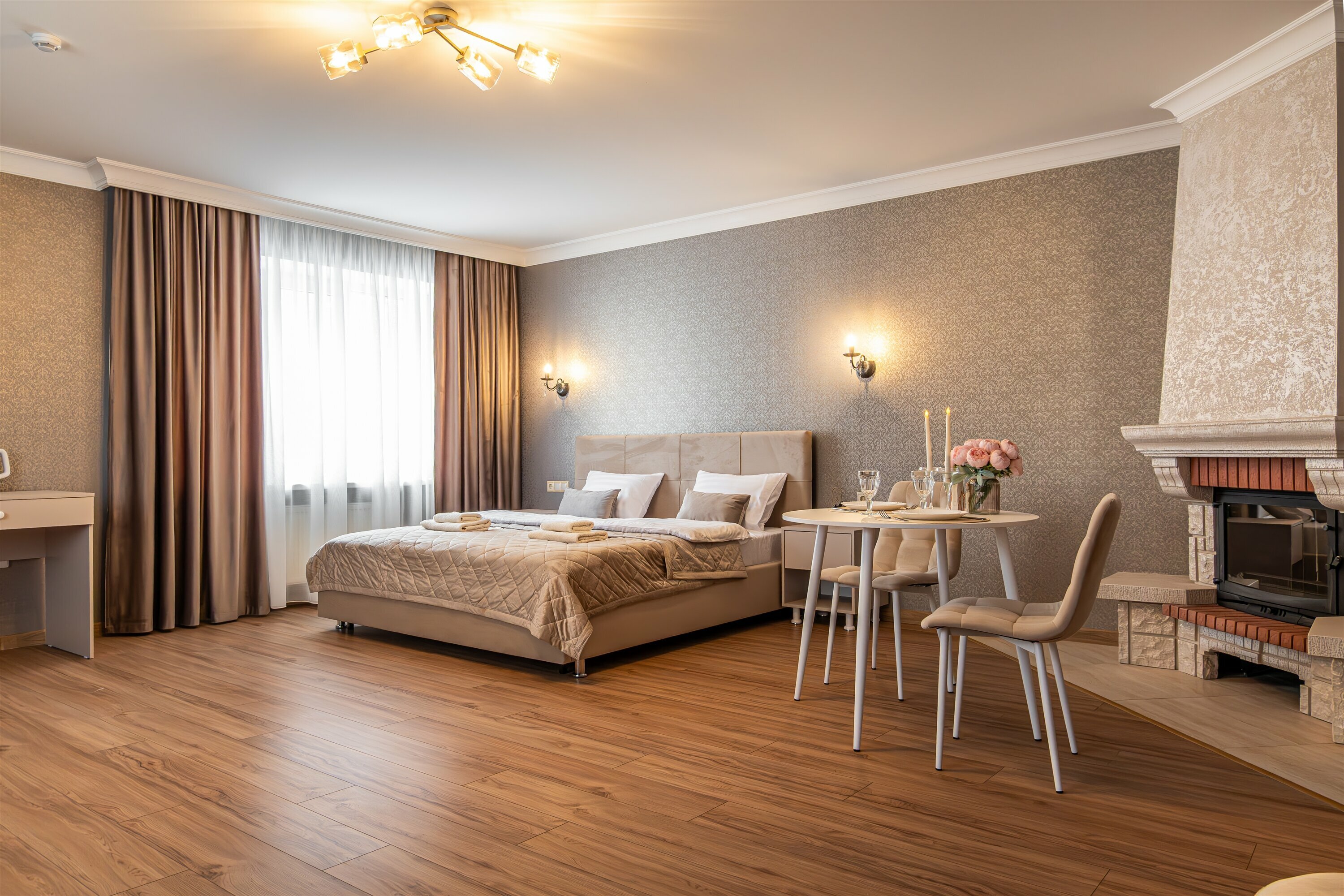 Большой двухместный номер с 1 кроватью