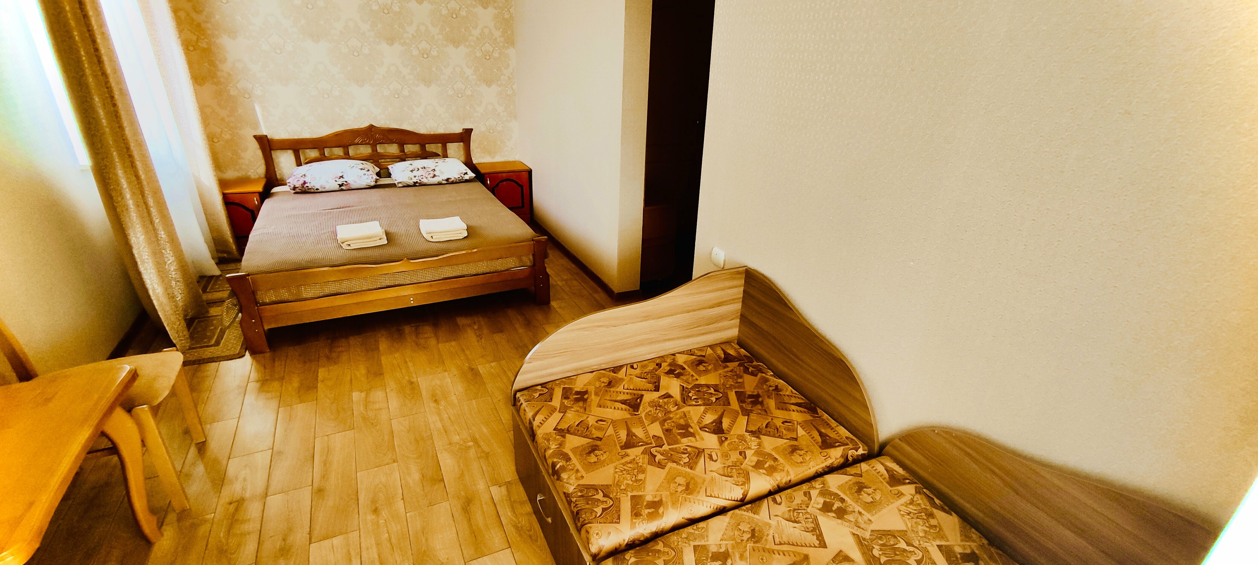 Двухместный номер с 1 кроватью и балконом