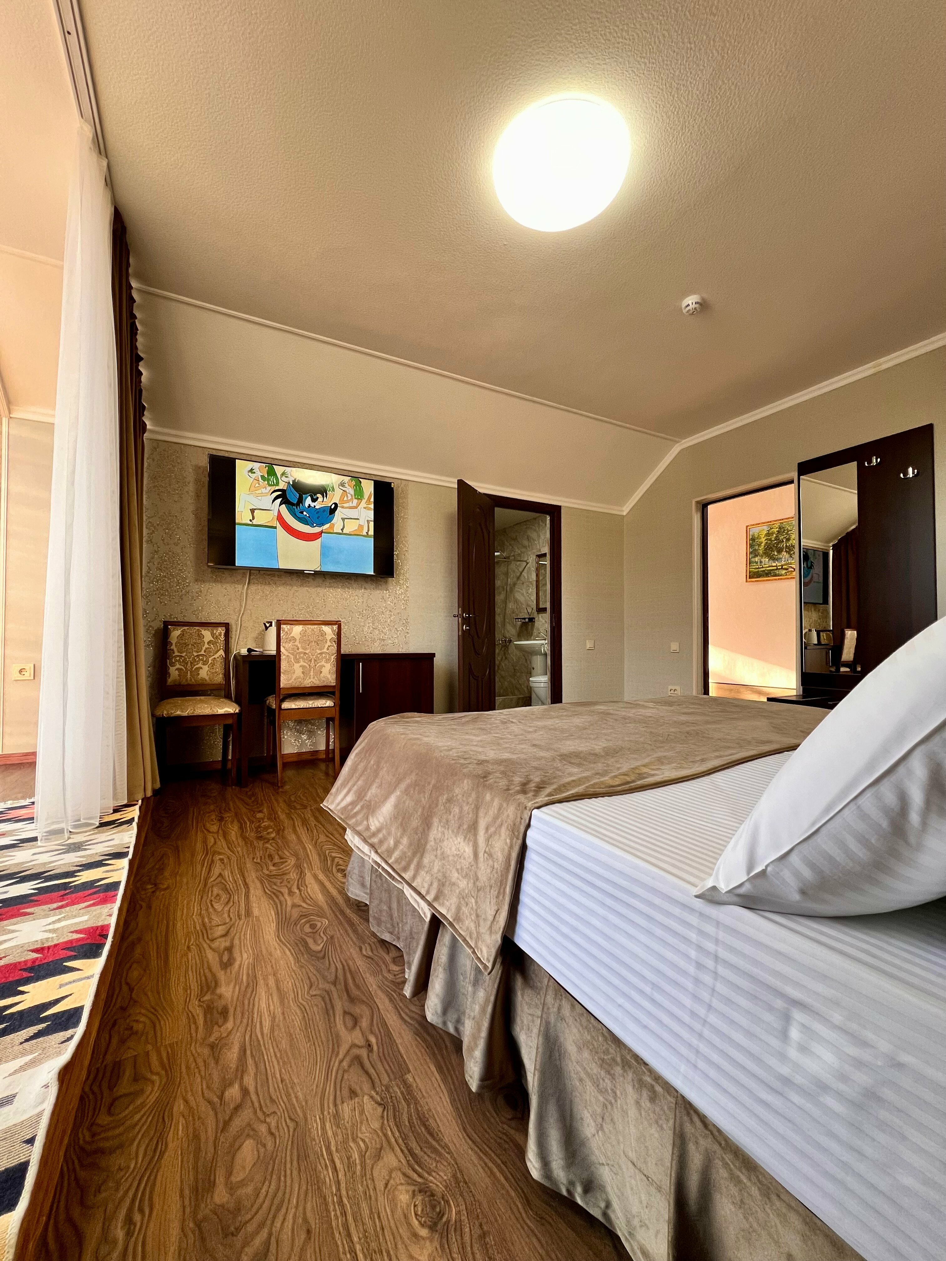 Двухместный номер с 2 отдельными кроватями, вид на горы