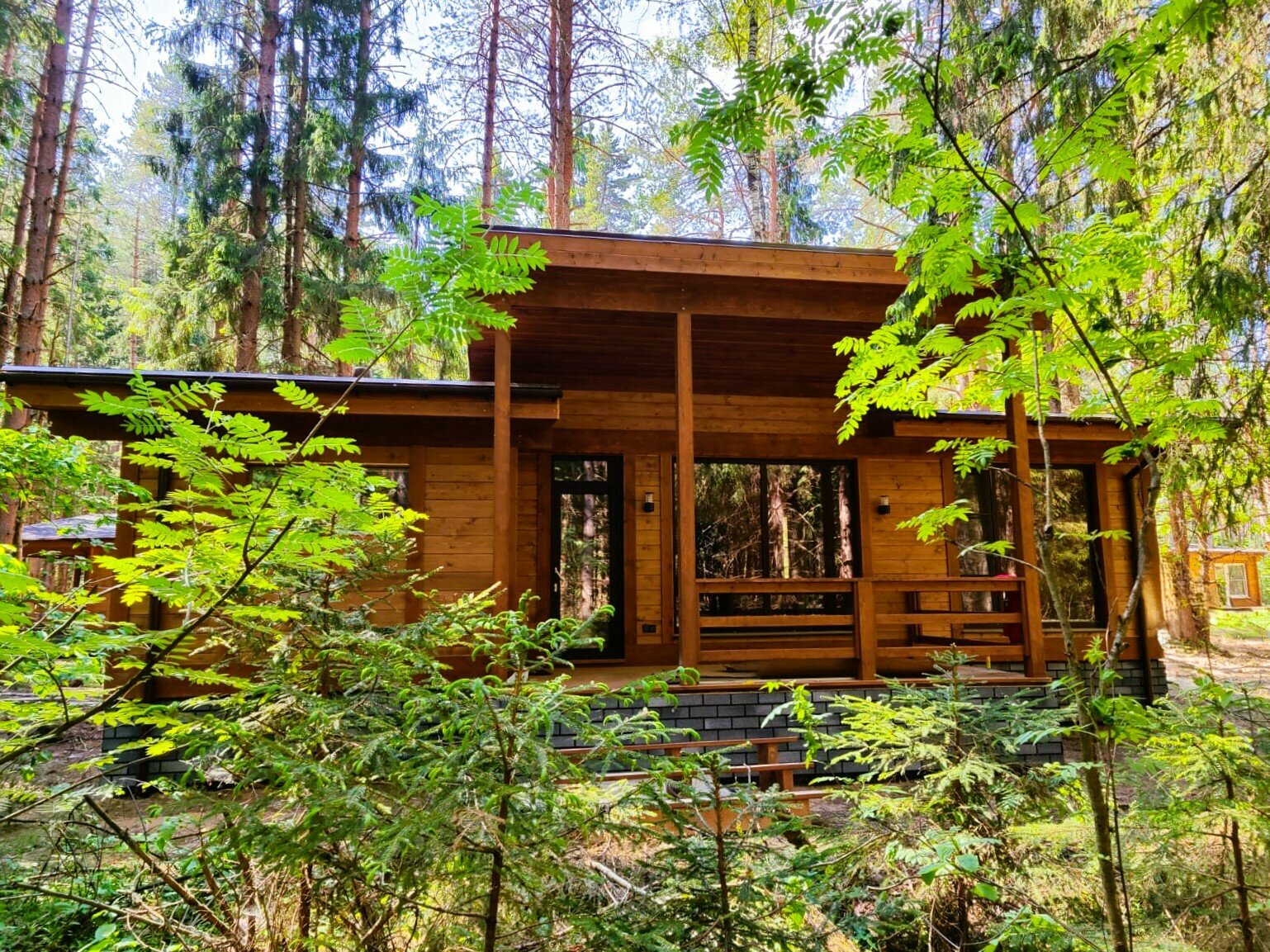 Дом с баней «Глэмпинг Тирс»