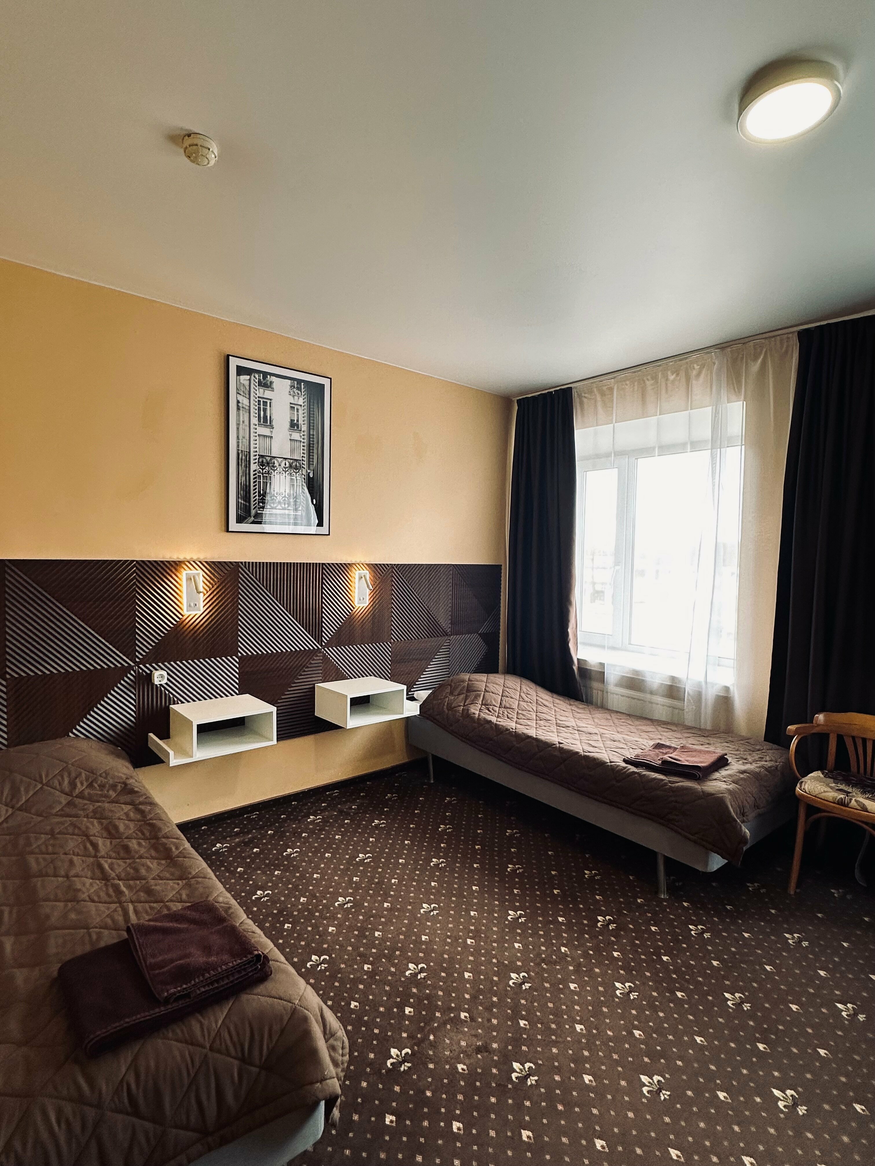 Двухместный номер с 2 отдельными кроватями, вид на город