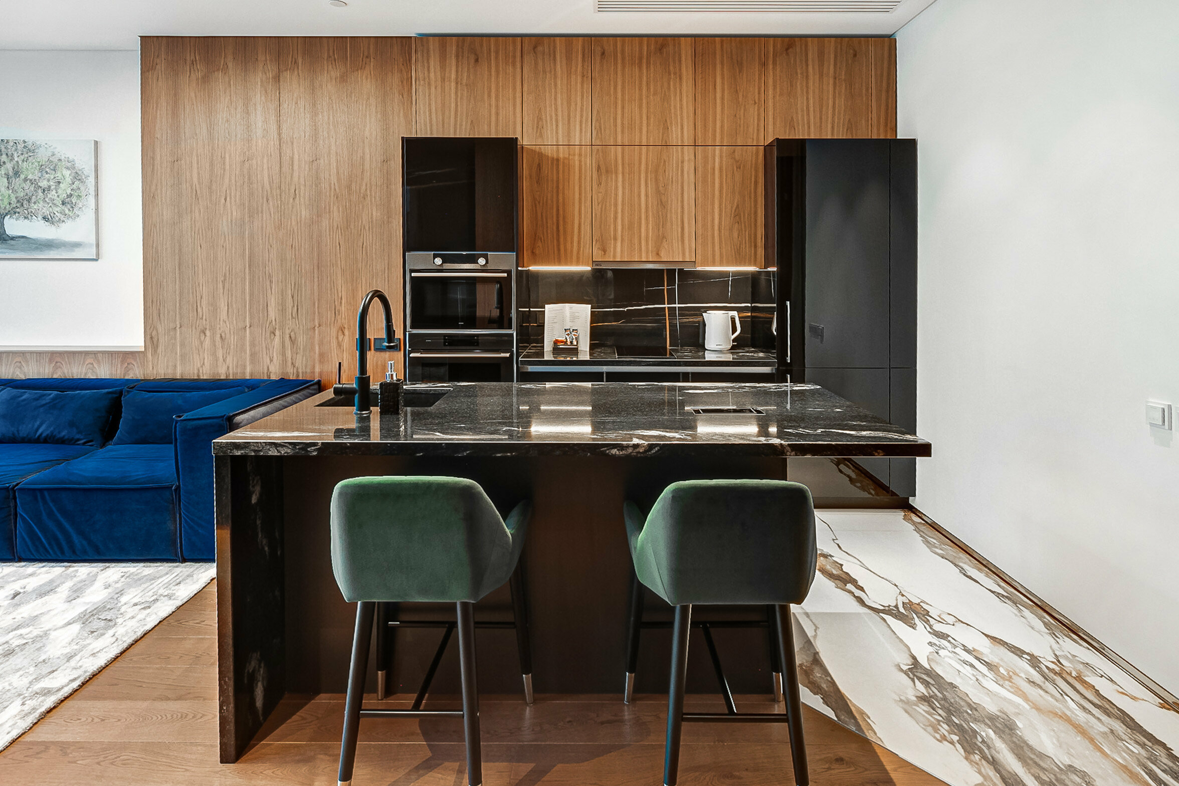 Апартаменты с 1 спальней