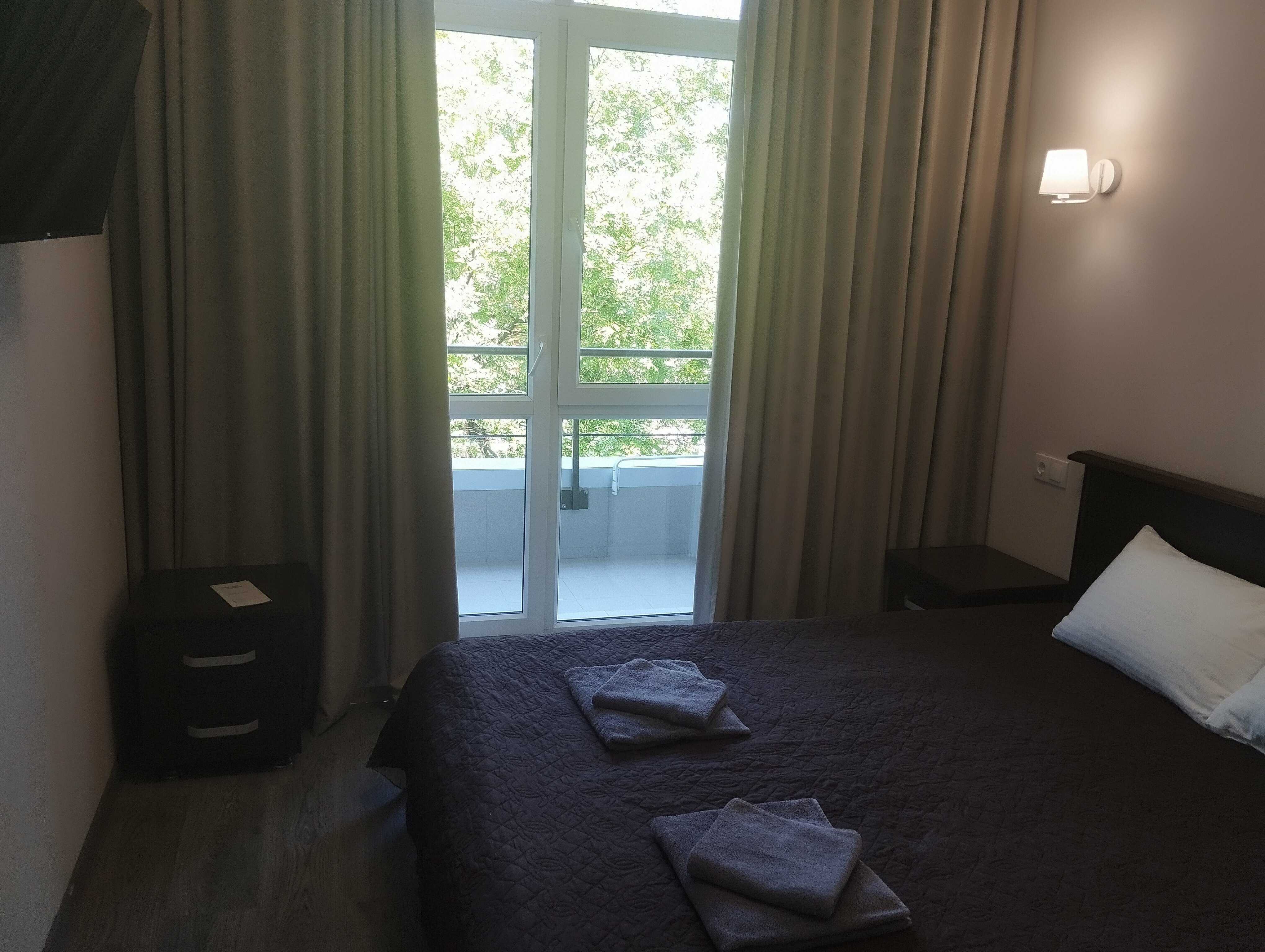 Двухместный номер с 1 кроватью и балконом