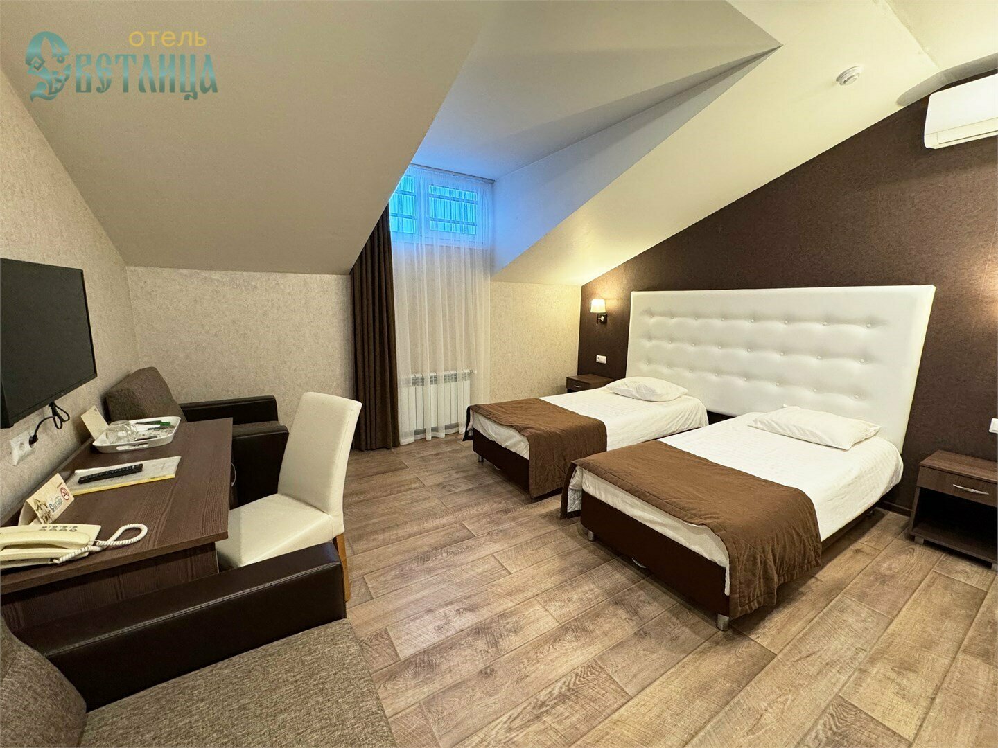 Двухместный  (Стандарт мансардный, Twin)