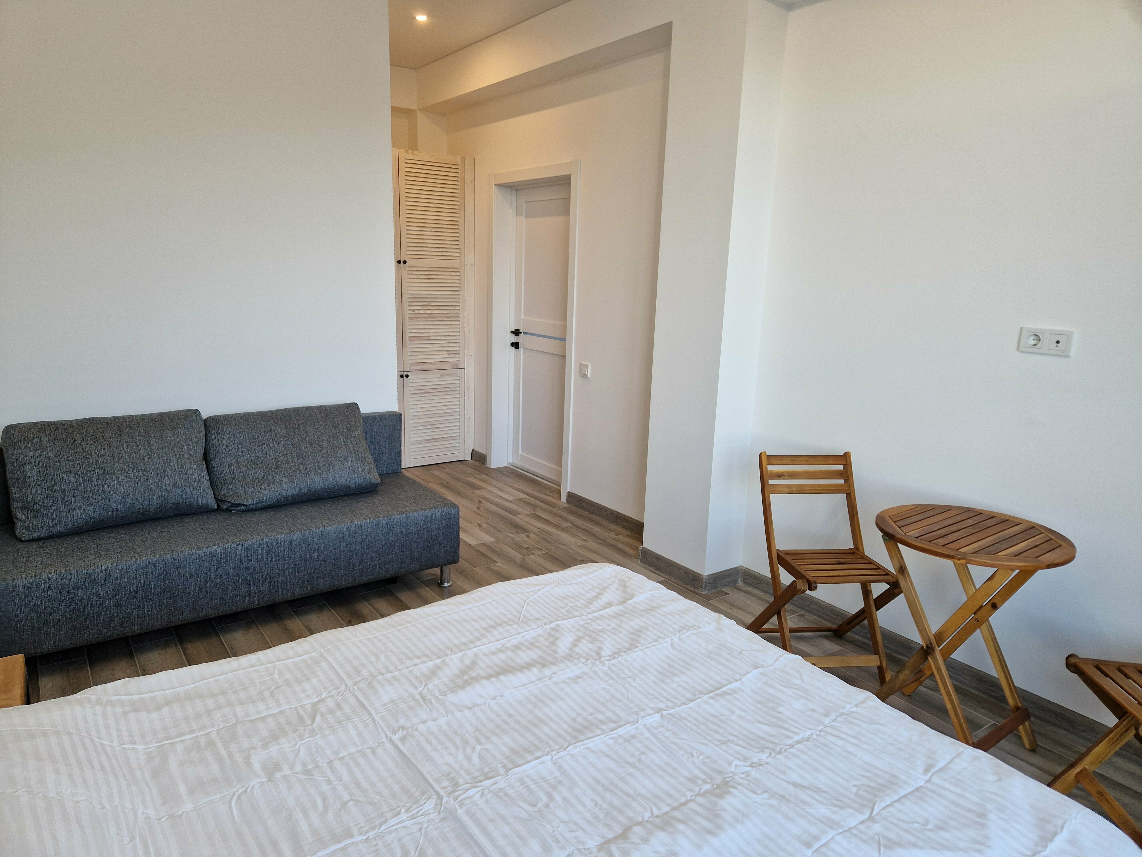 Двухместный номер с 1 кроватью и балконом, вид на море