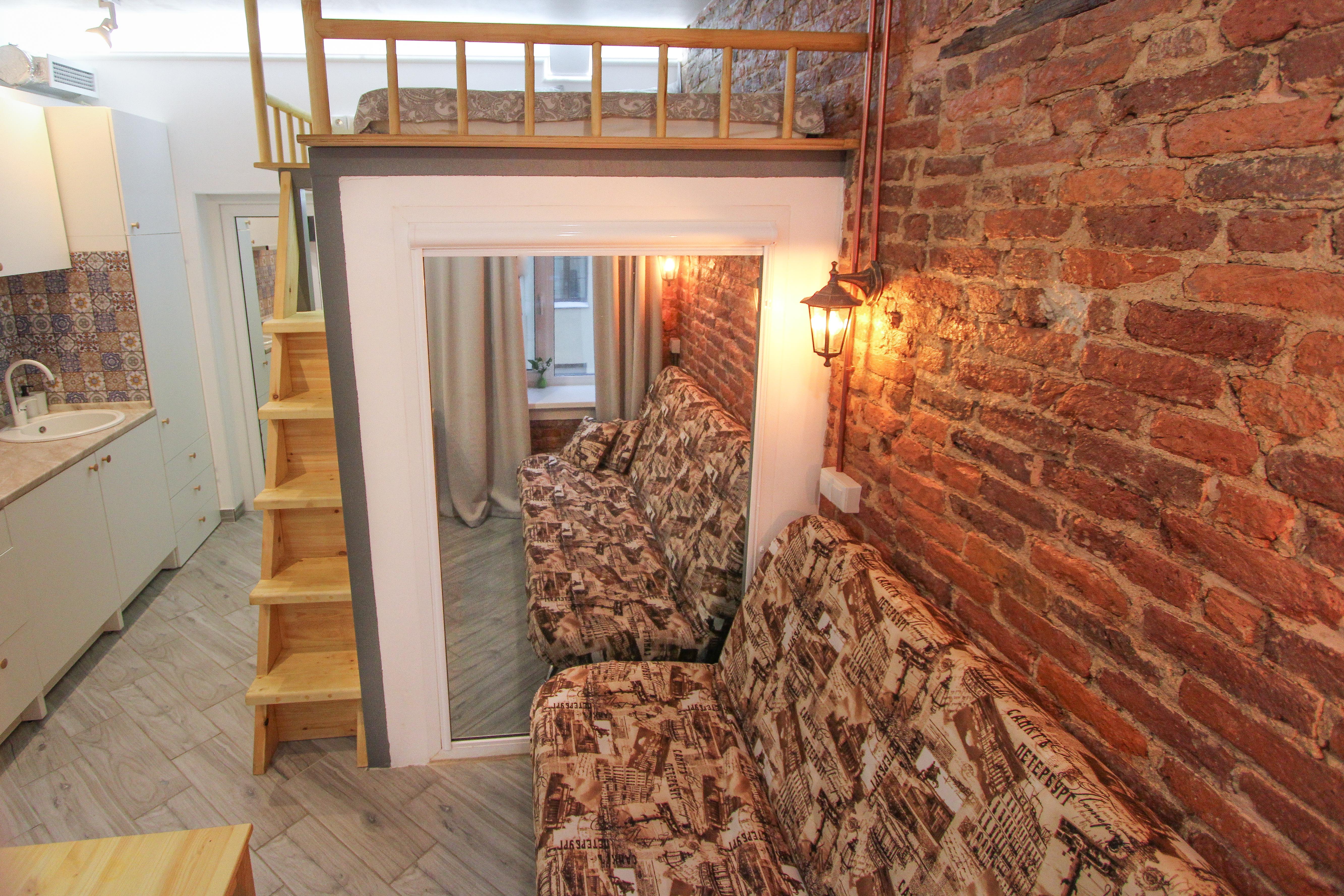 Четырехместные апартаменты со спальным этажом