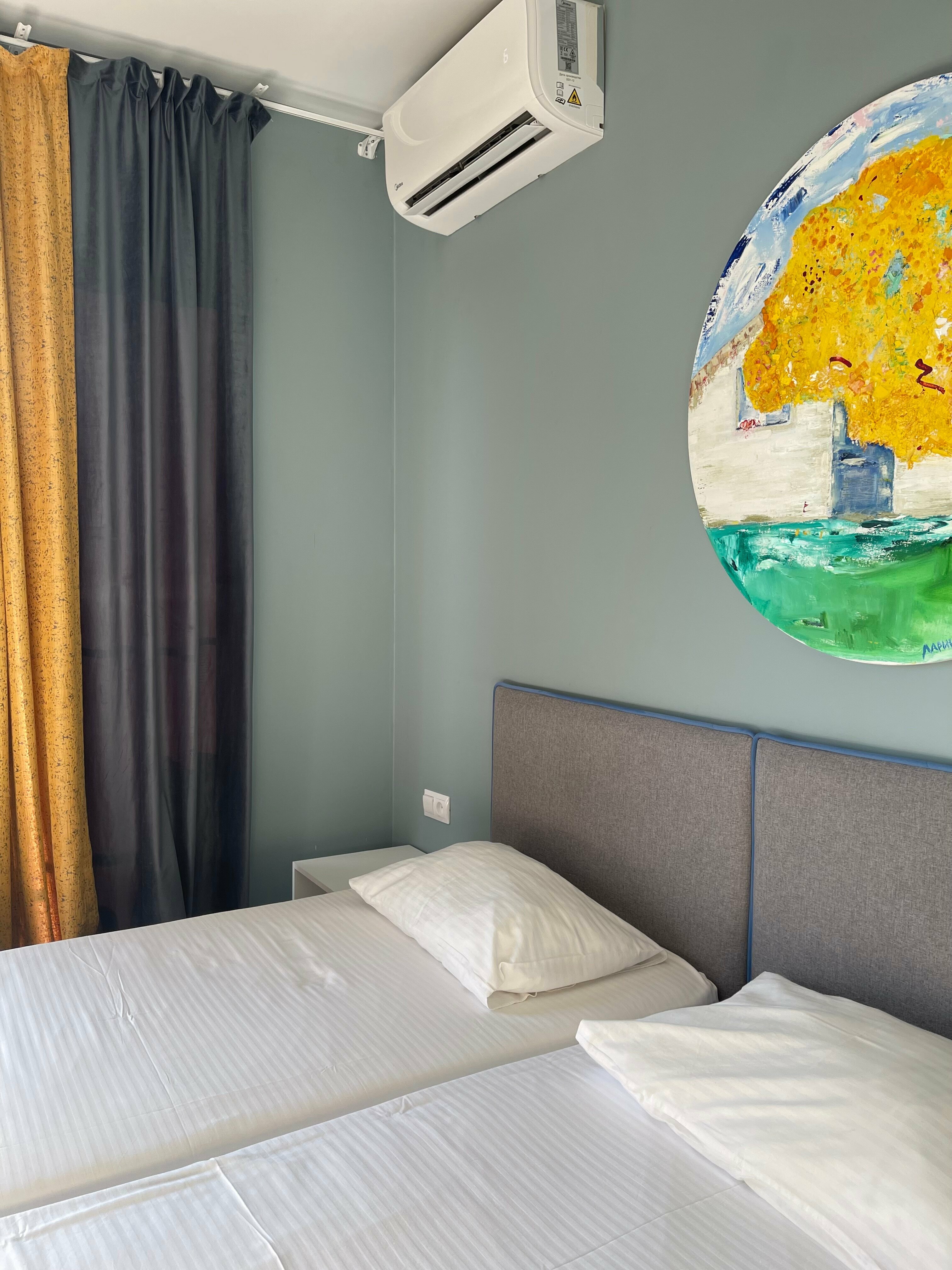 Двухместный номер с боковым видом на море