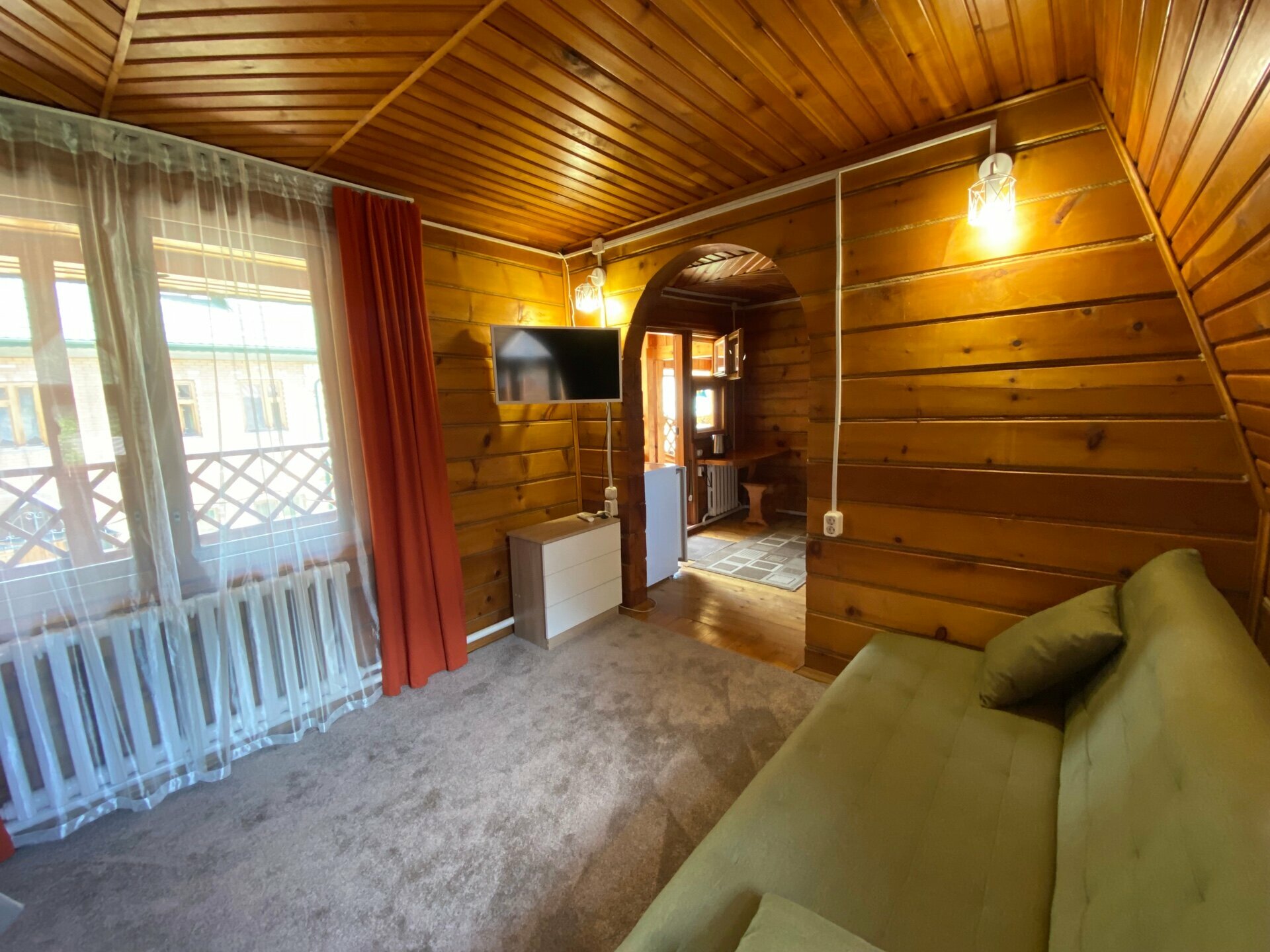 Двухместный номер с 1 кроватью и террасой