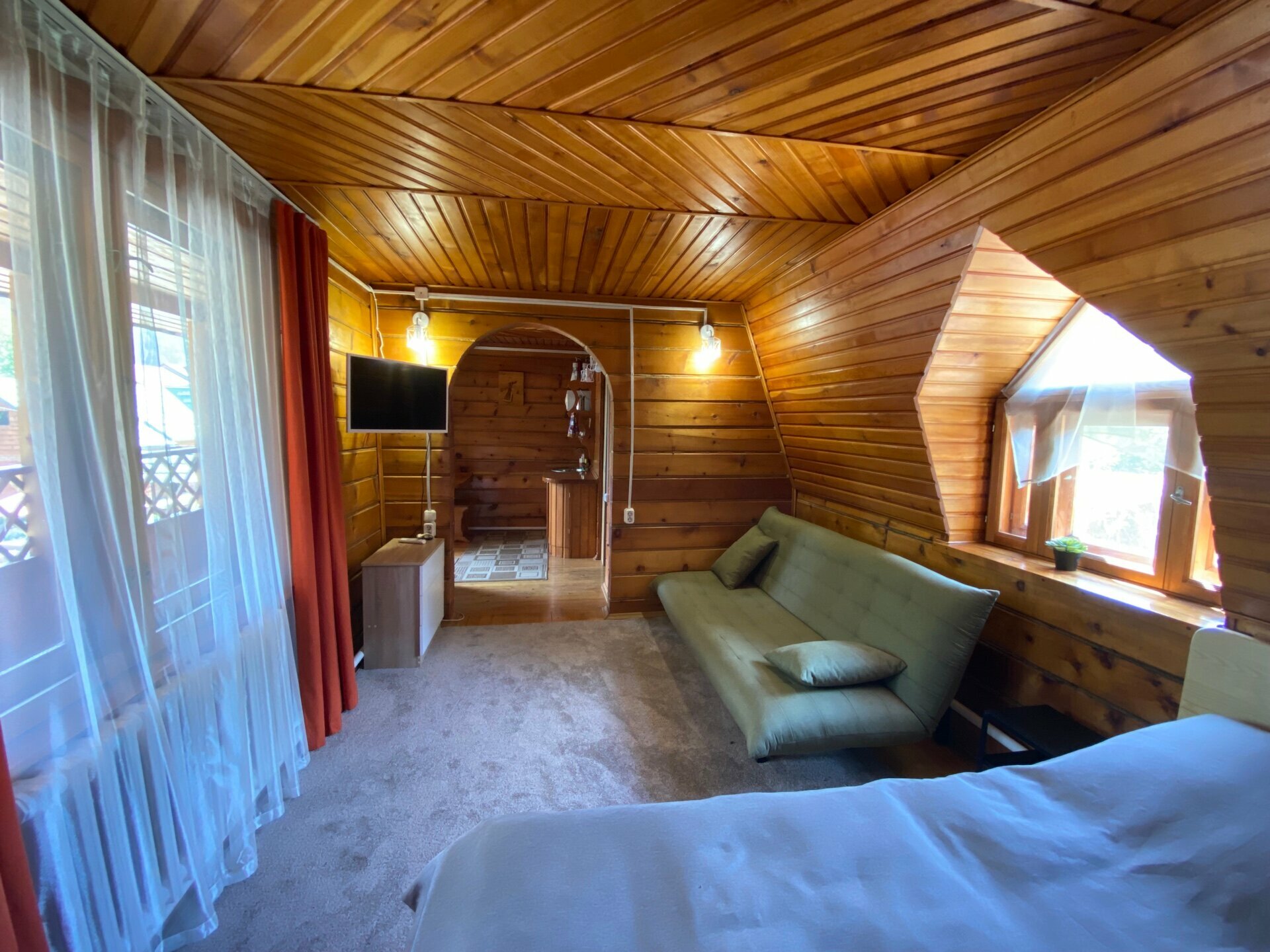 Двухместный номер с 1 кроватью и террасой