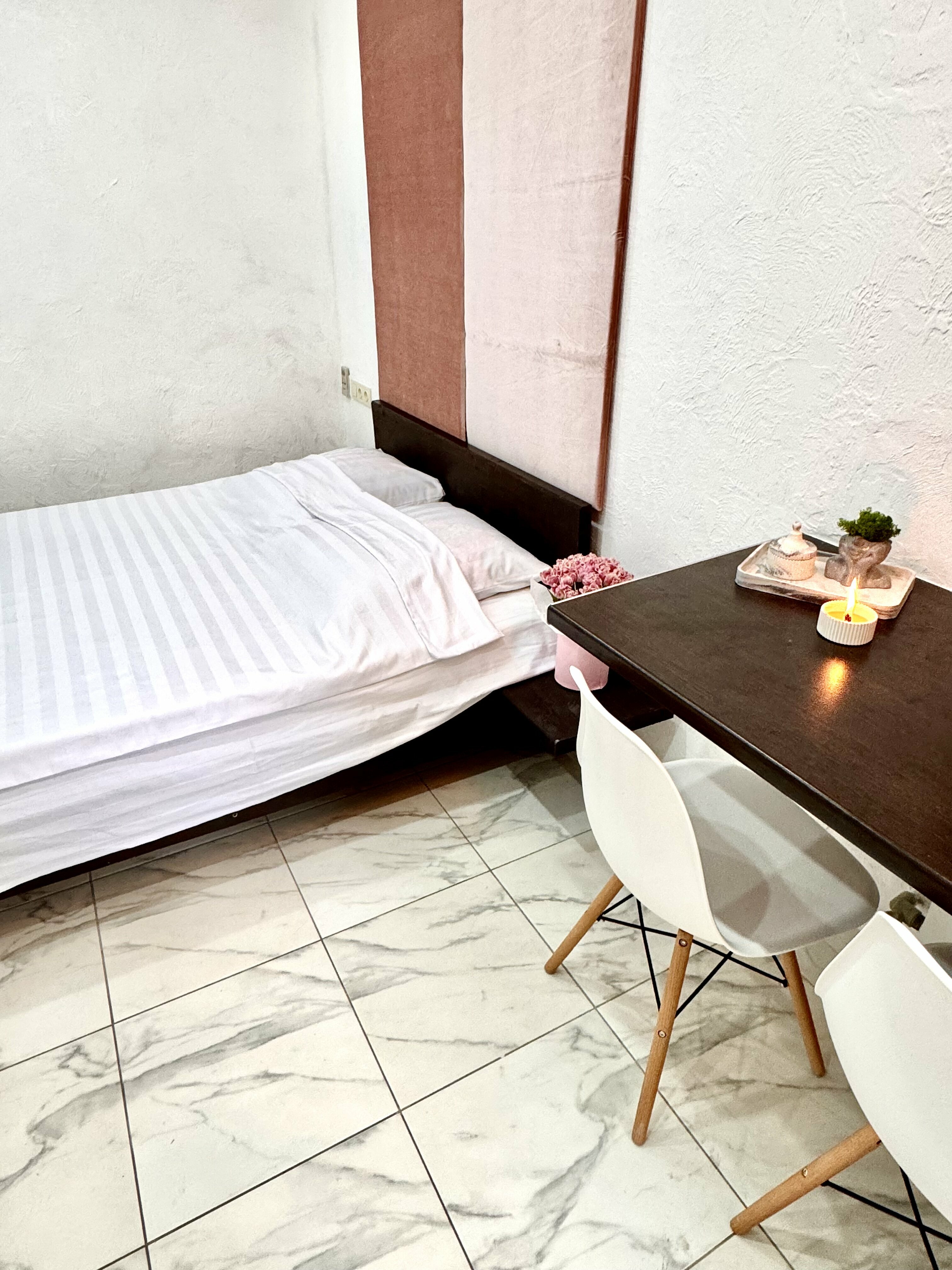 Четырехместный номер с видом на сад