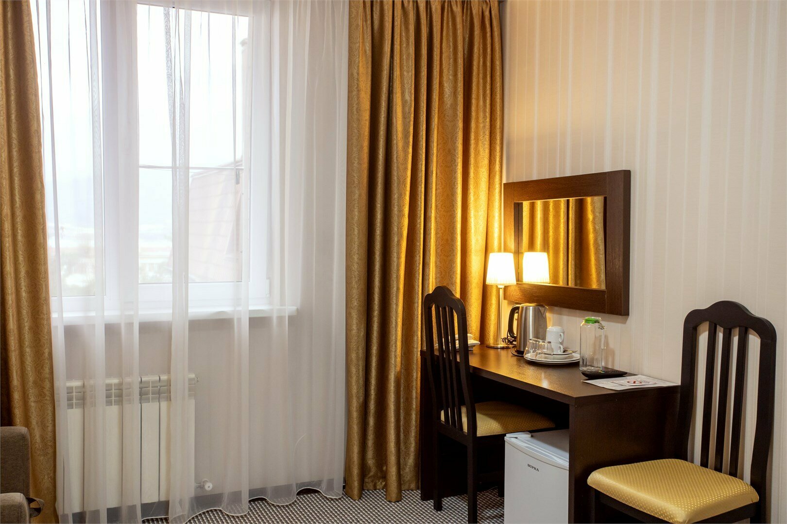 Стандарт с двумя односпальными или одной двуспальной кроватью