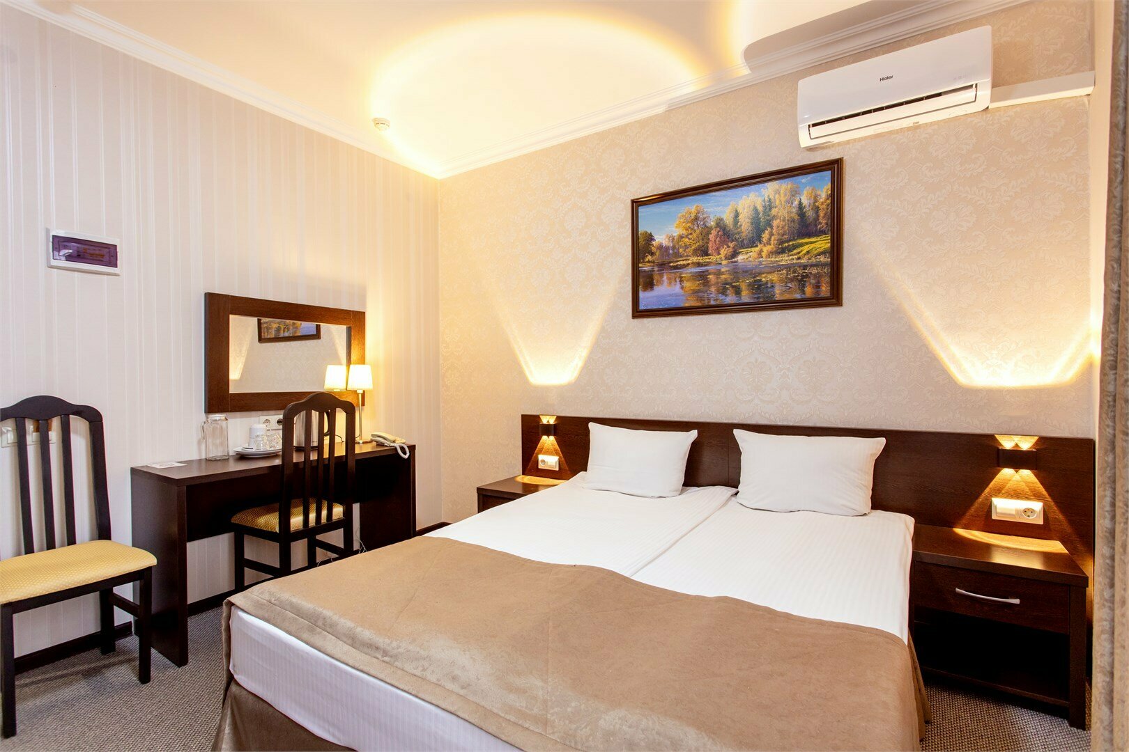 Стандарт с двумя односпальными или одной двуспальной кроватью