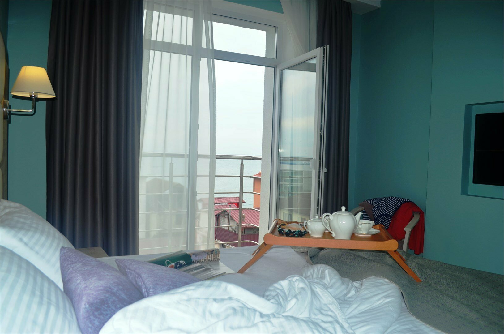 Апартаменты с двумя спальнями с видом на море