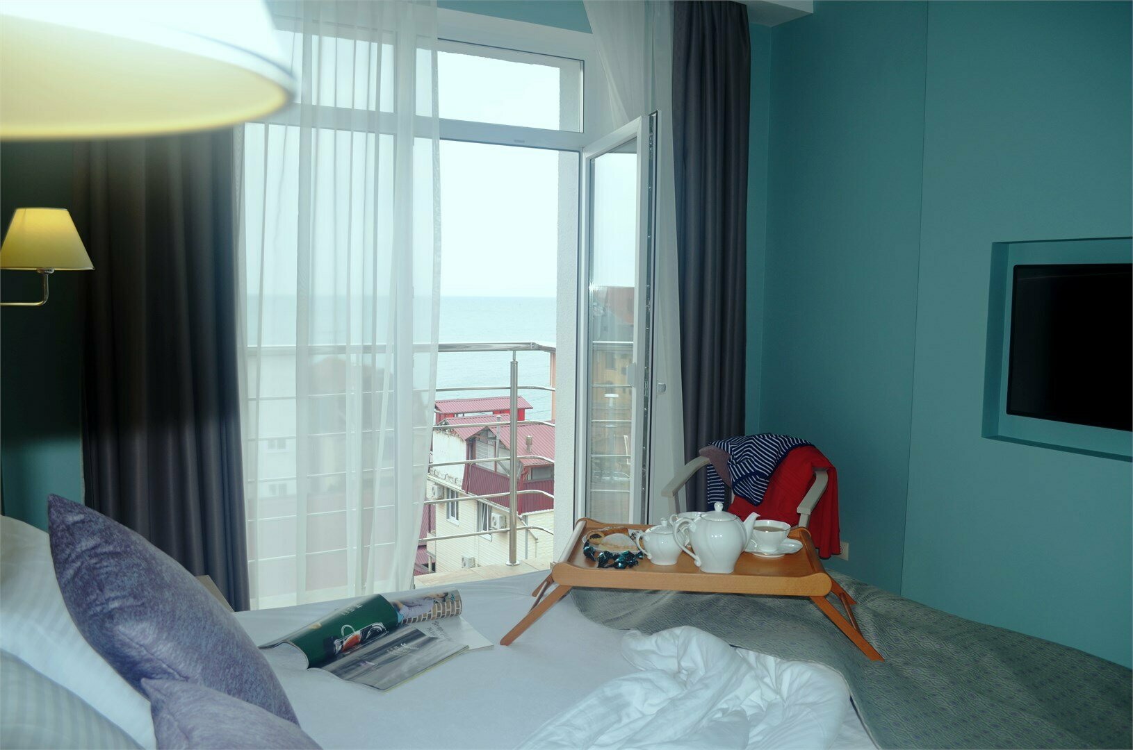 Апартаменты с двумя спальнями с видом на море