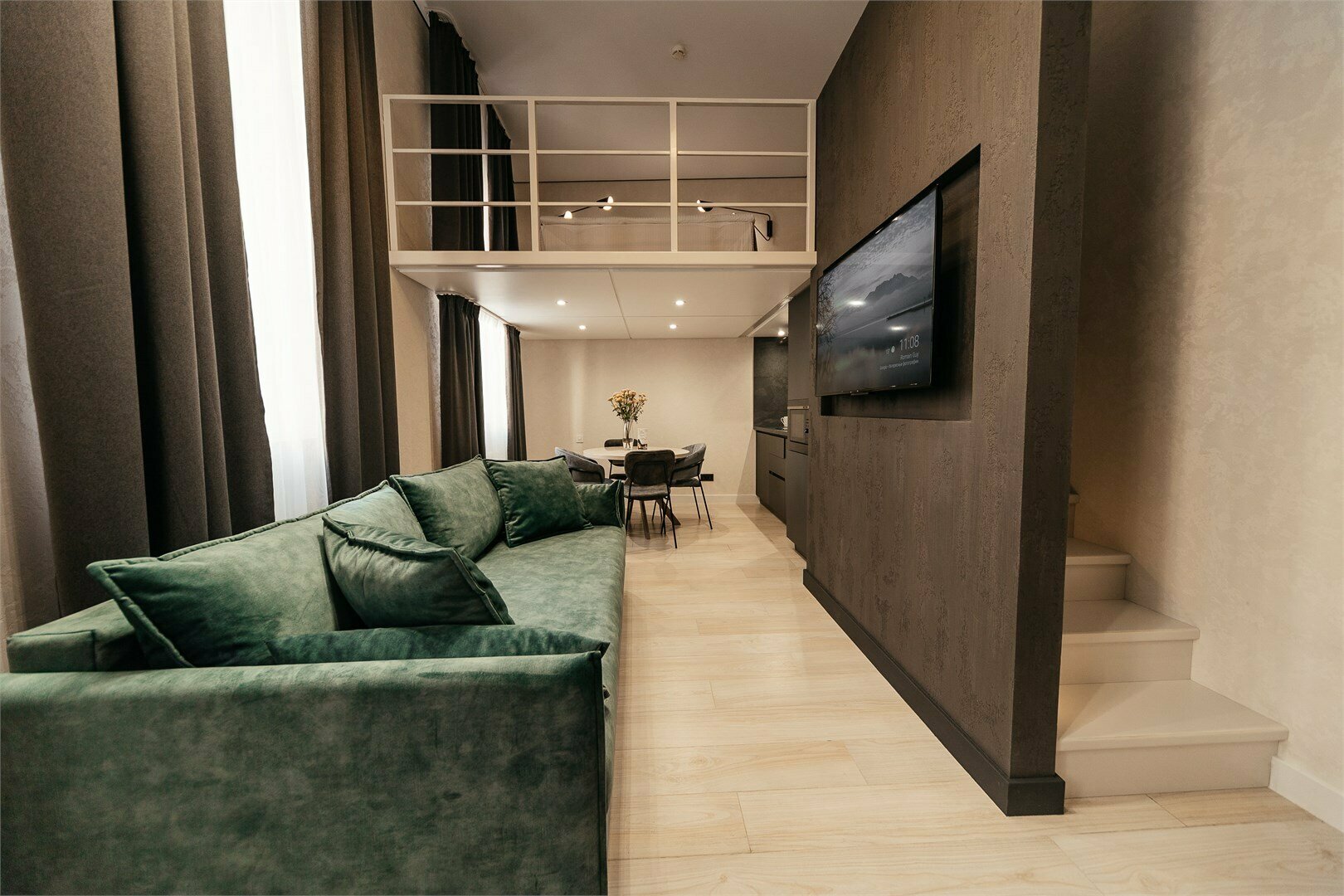 Двухуровневые апартаменты-студио (ул. Ленина 8а)