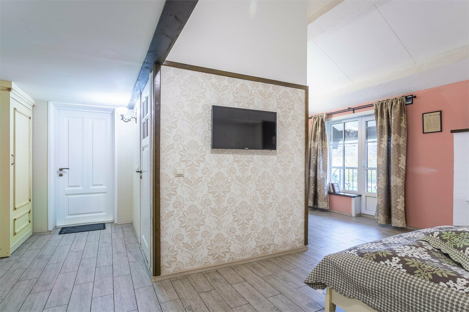 Двухместный номер Делюкс с 1 кроватью и балконом