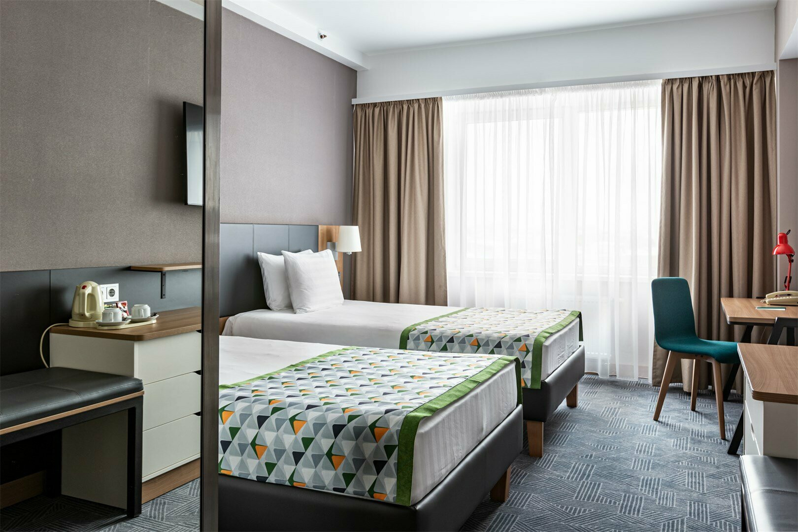 Стандартный номер с двумя раздельными кроватями