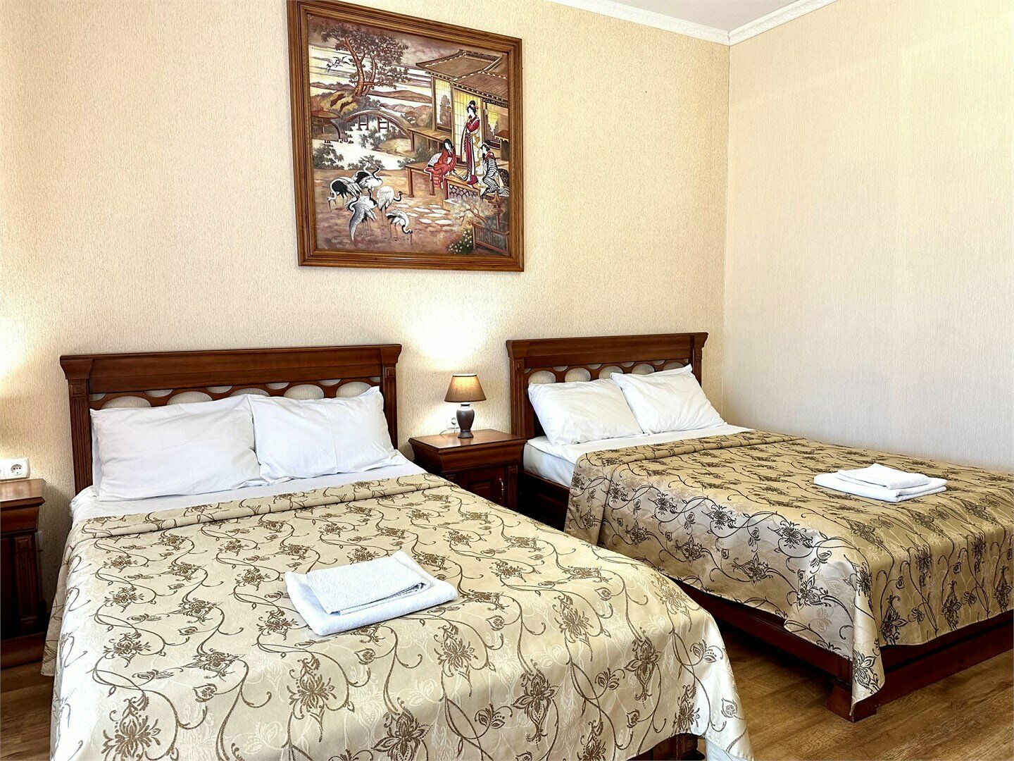 Номера Комфорт с балконом с двумя раздельными кроватями с видом на море