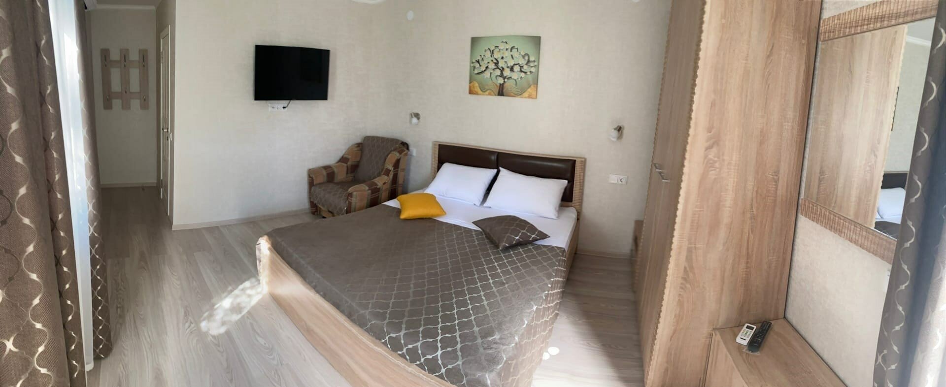 Домики Стандарт 3-х местные с удобствами