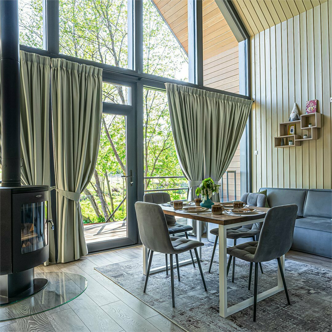 Лодж «Эко Барн» с гриль-беседкой