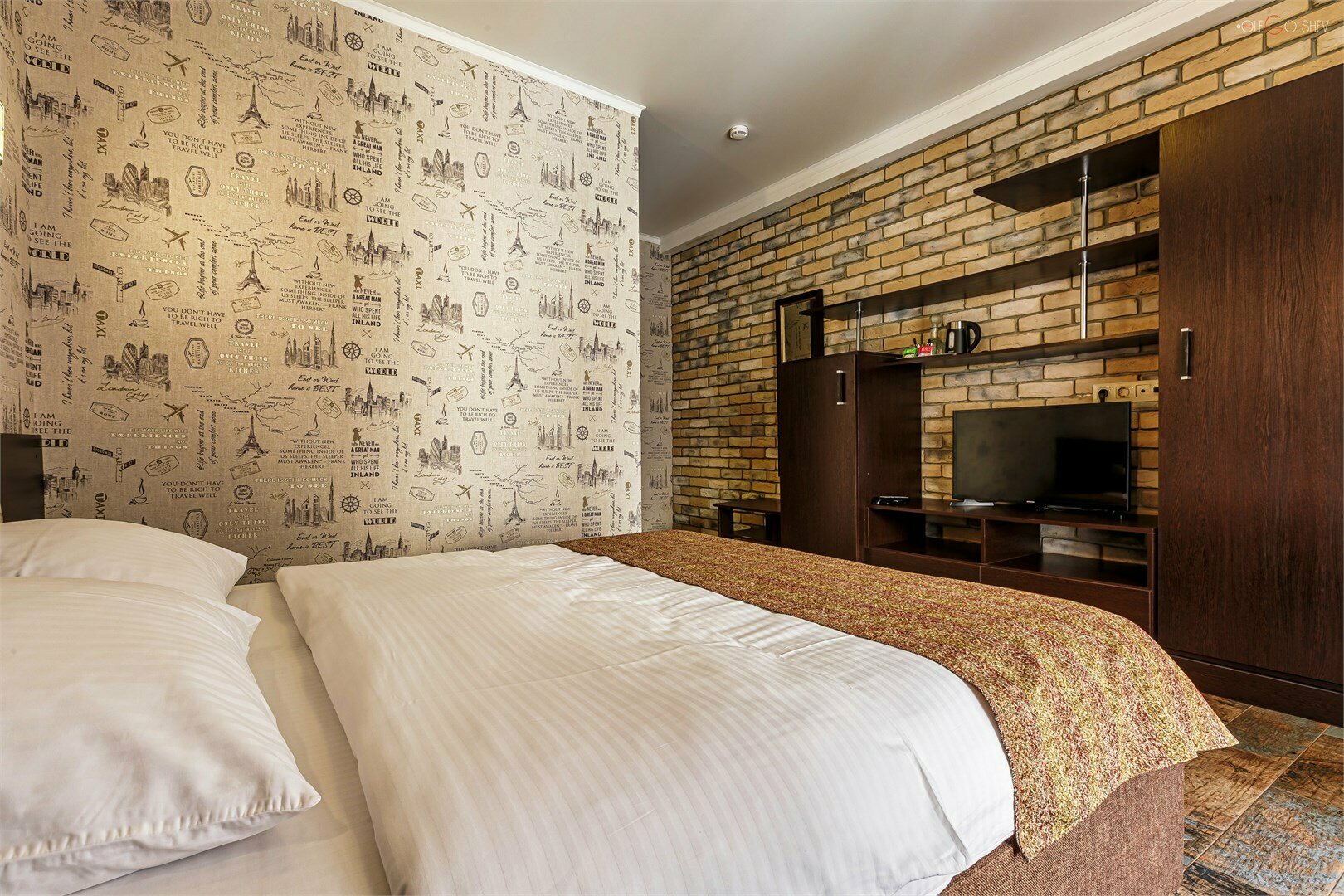 Двухместный номер с 1 кроватью и балконом